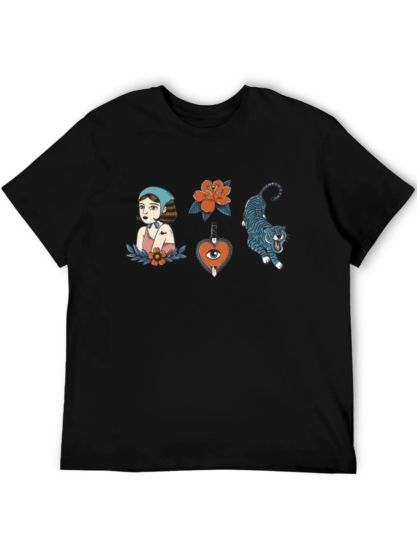 Tattoo Art Black Tee