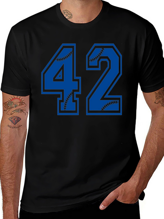 Baseball Number 42 Graphic T-Shirt