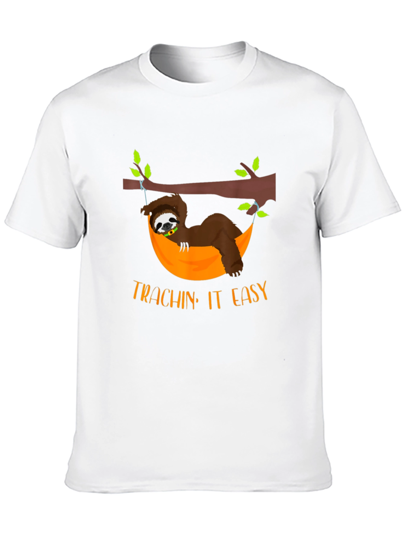 Trachin It Easy Sloth T-Shirt - Relaxed Style