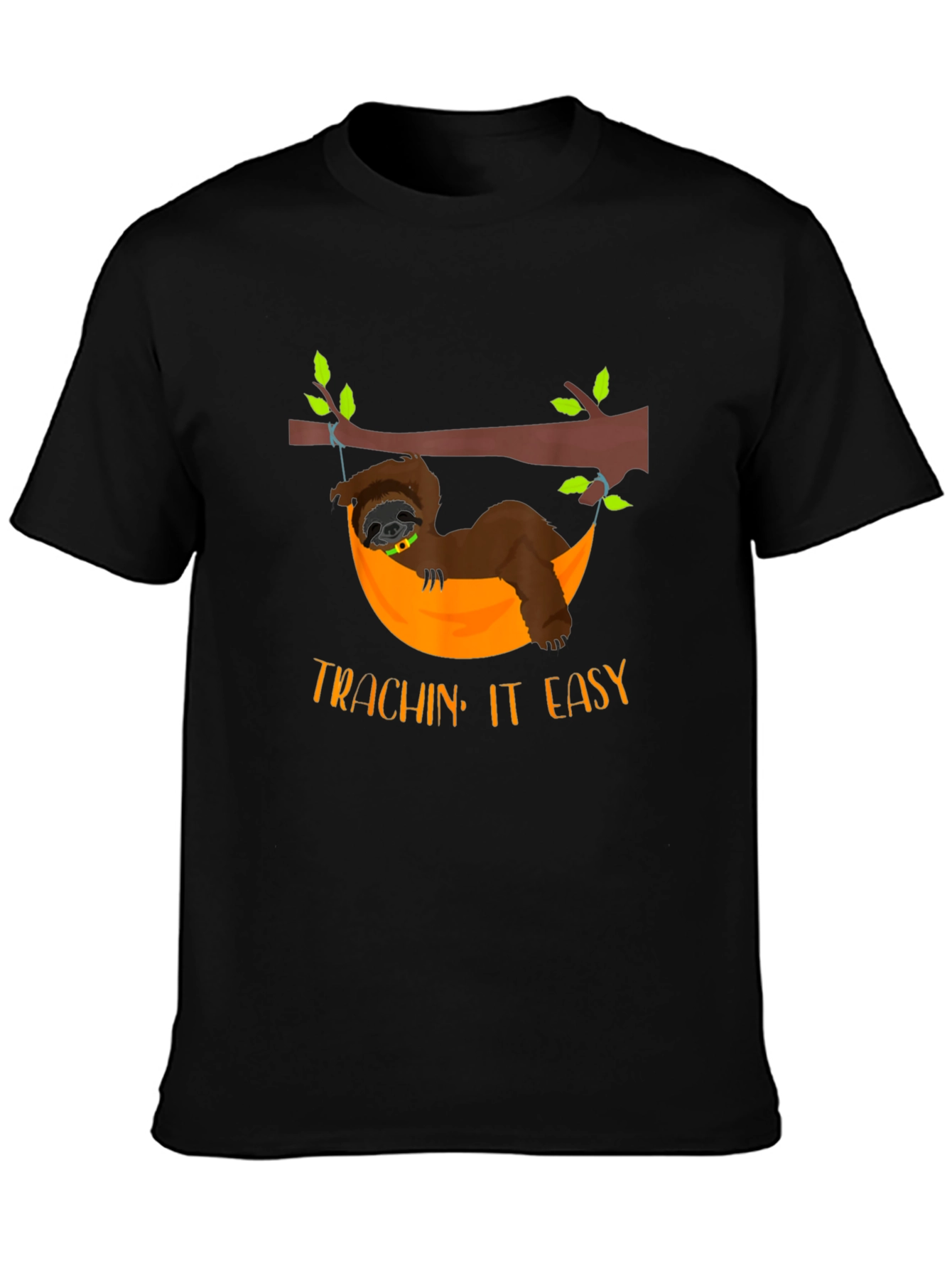 Trachin It Easy Sloth T-Shirt - Relaxed Style