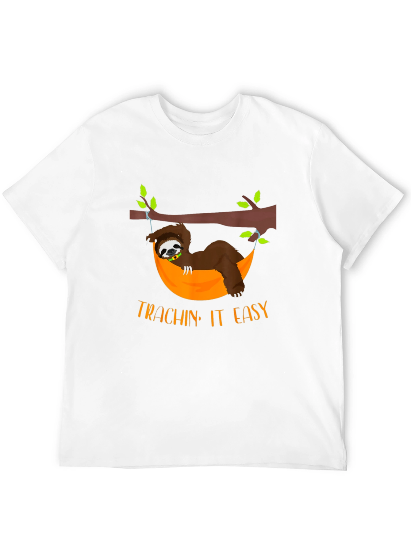 Trachin It Easy Sloth T-Shirt - Relaxed Style
