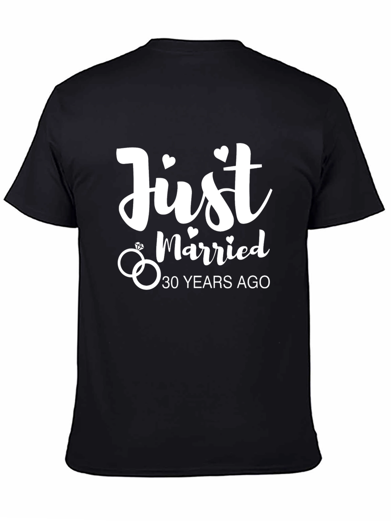 Just Married 30 Years Ago Anniversary T-Shirt