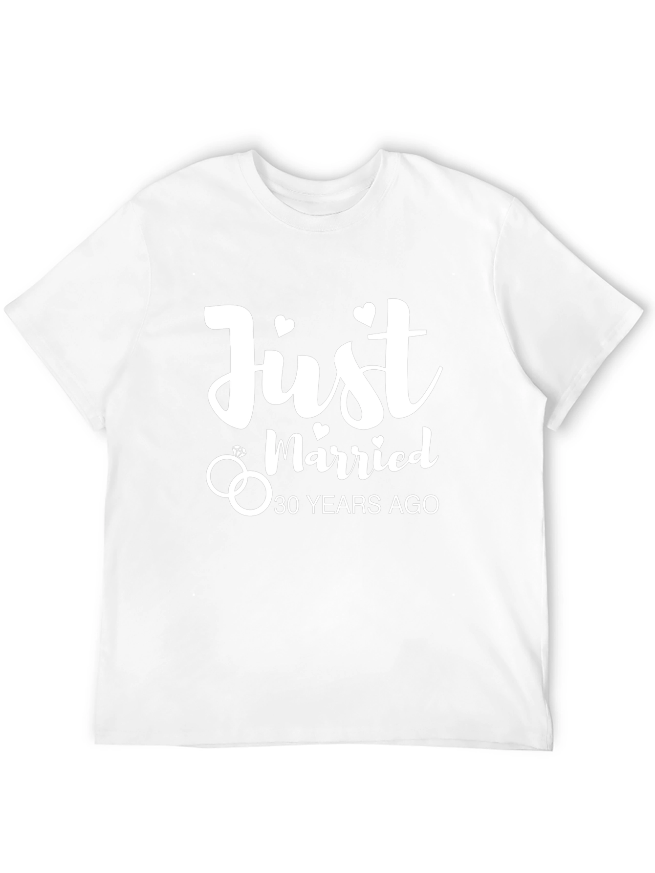 Just Married 30 Years Ago Anniversary T-Shirt
