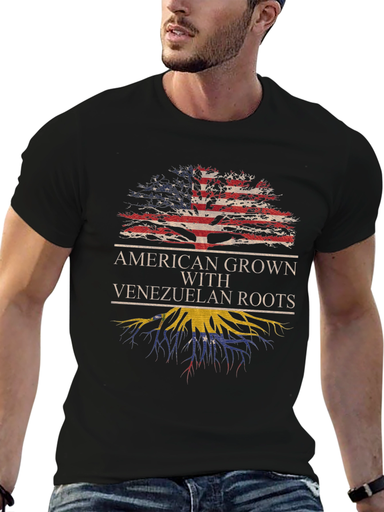 American Grown Venezuelan Roots T-Shirt