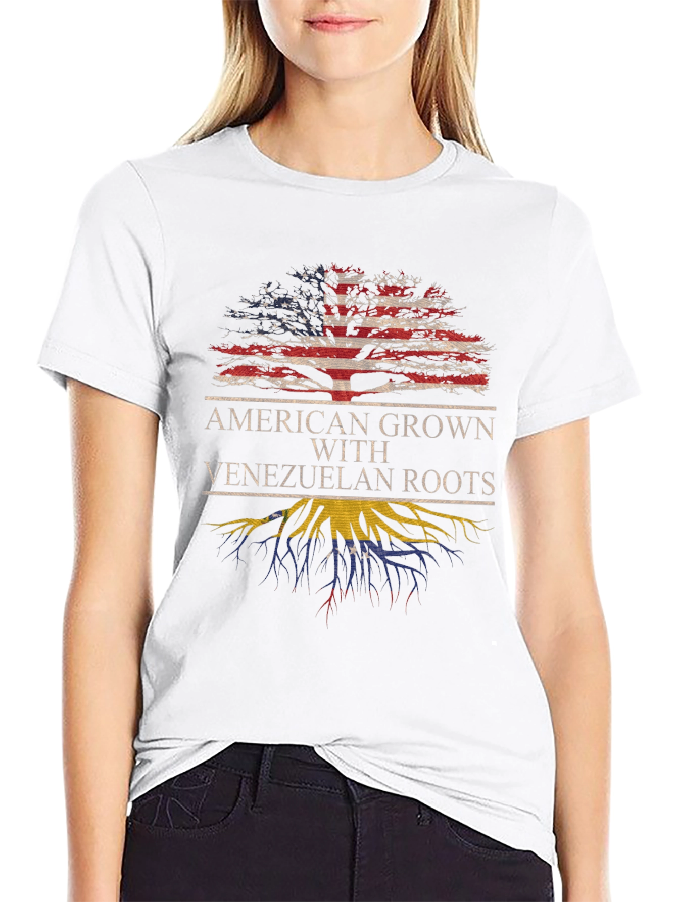 American Grown Venezuelan Roots T-Shirt
