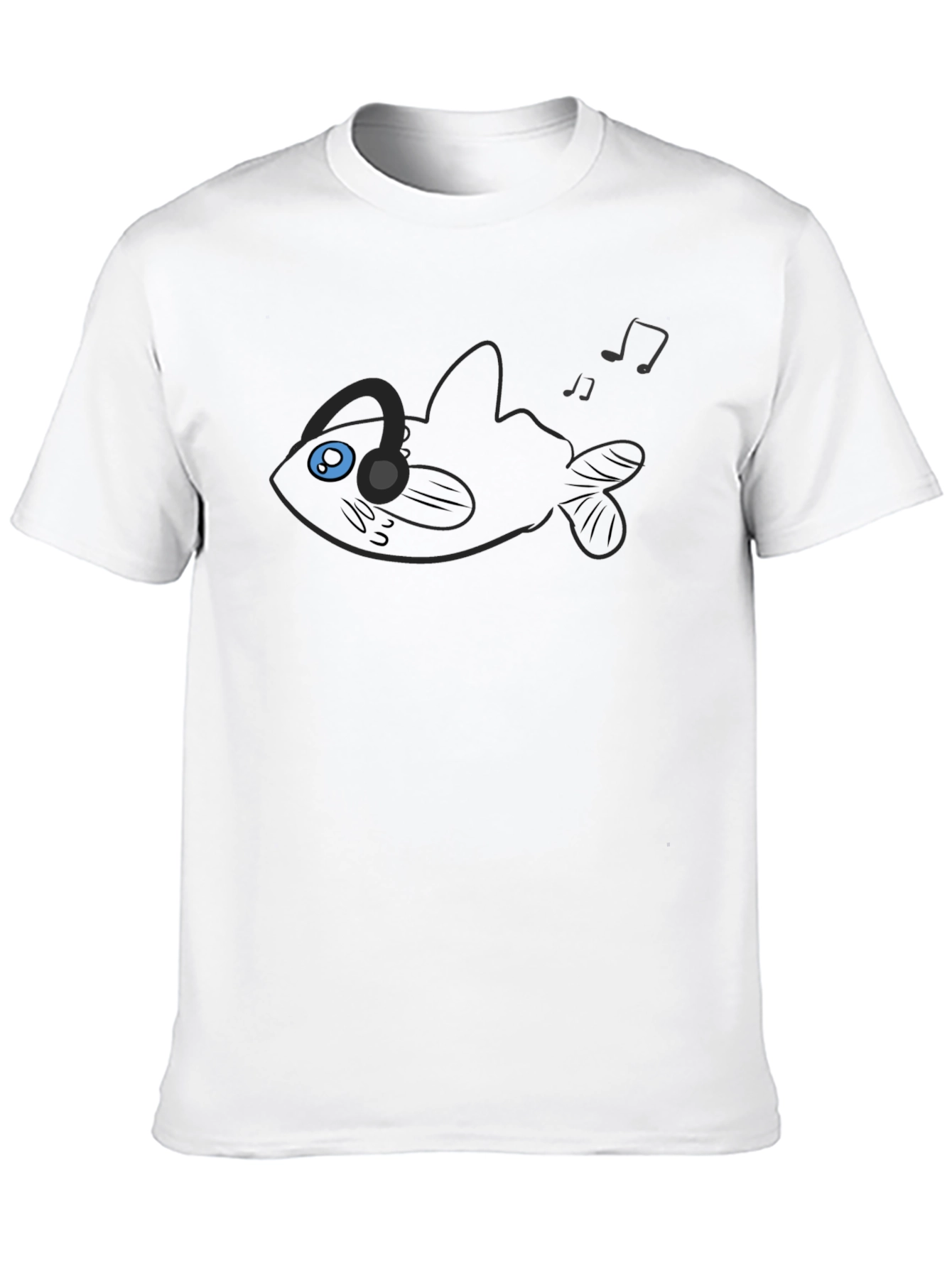 Angler Fish Music Lover Graphic Tee