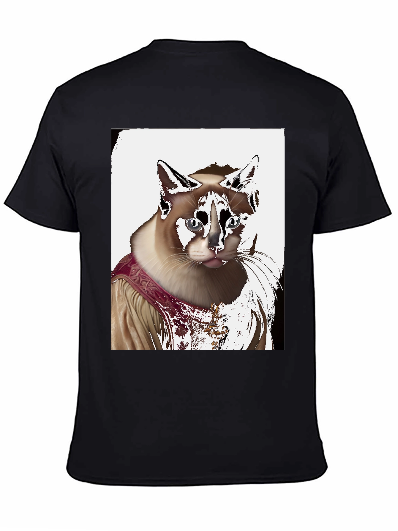 Regal Cat Portrait T-Shirt