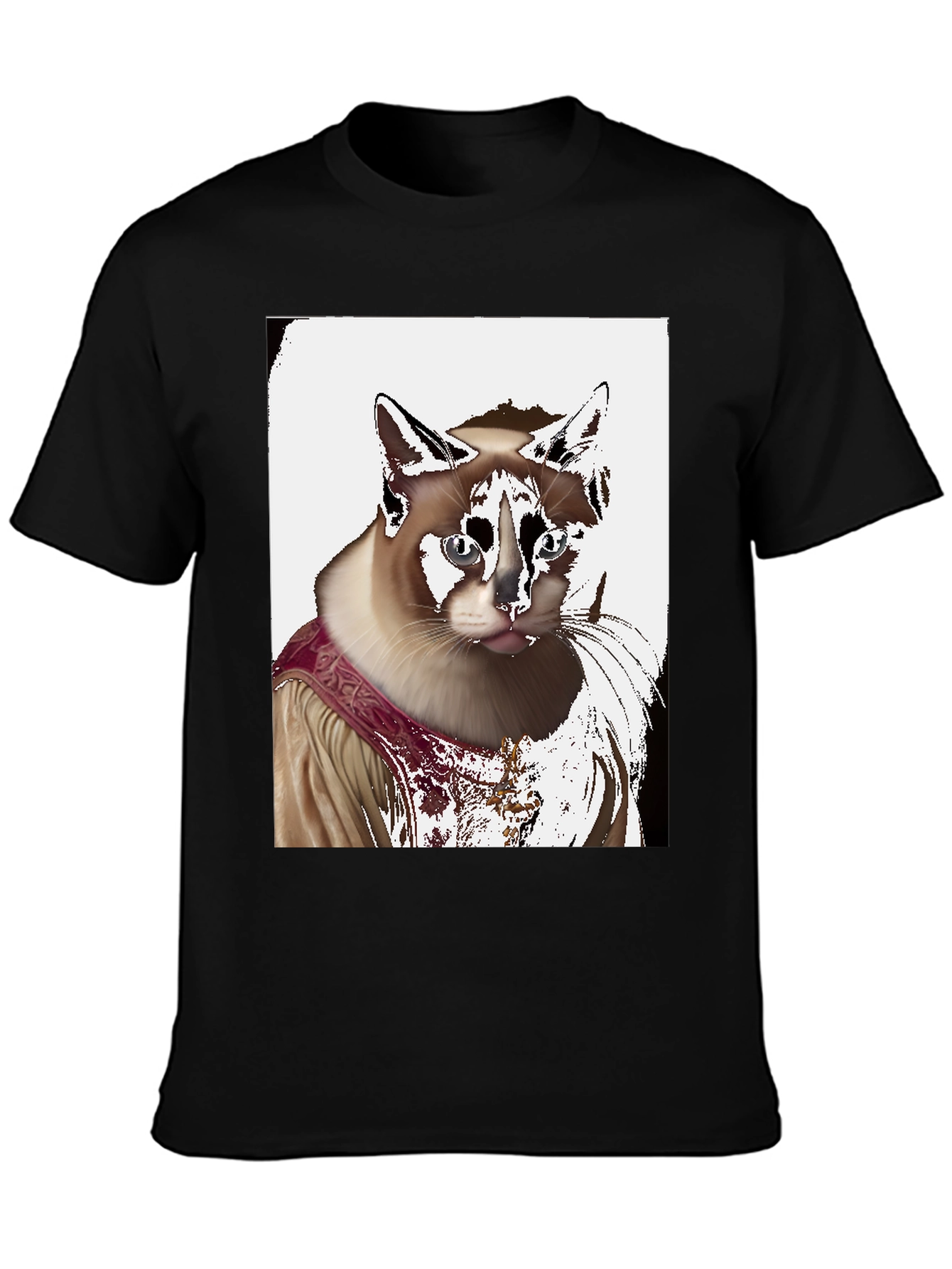 Regal Cat Portrait T-Shirt