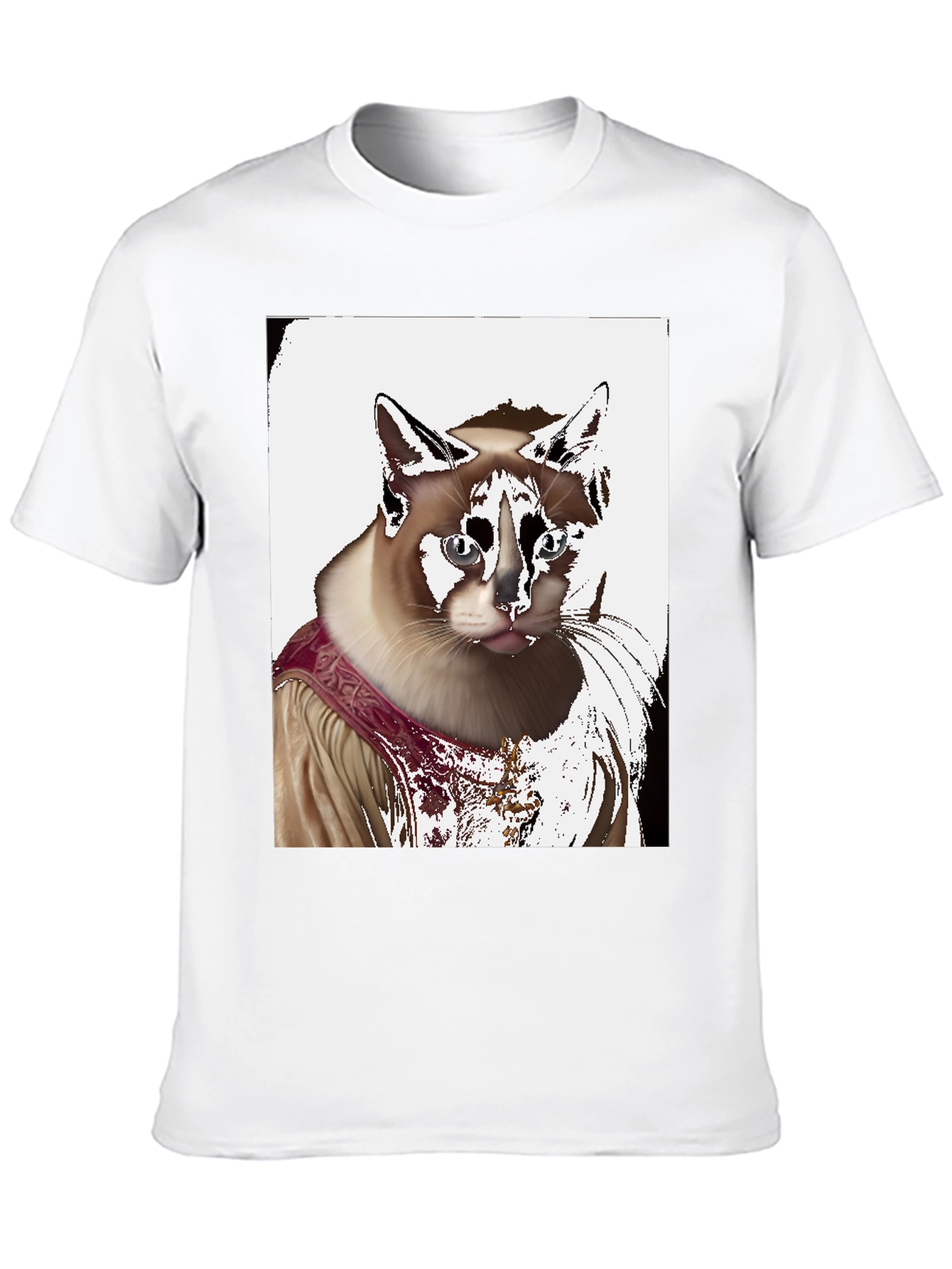 Regal Cat Portrait T-Shirt