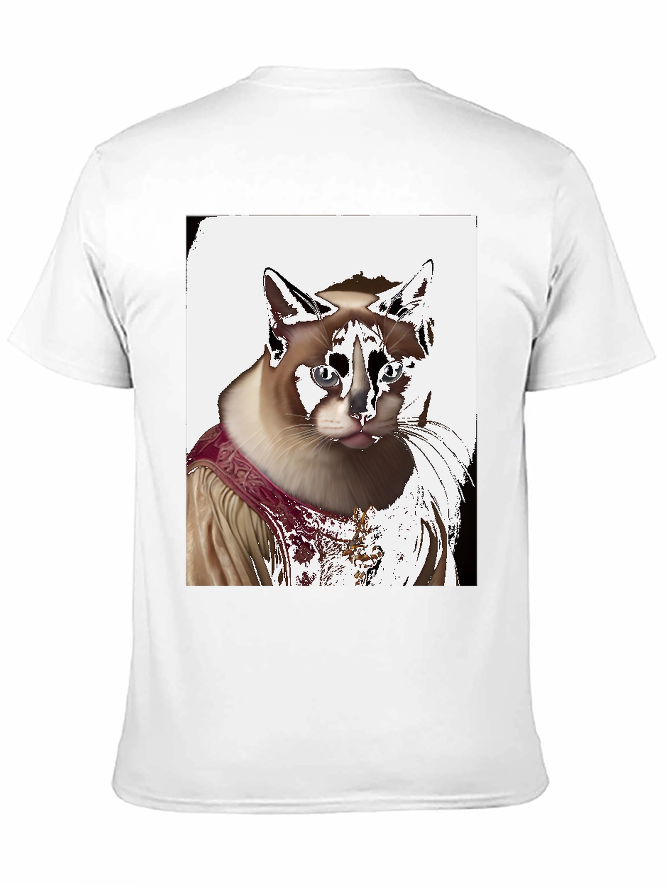 Regal Cat Portrait T-Shirt