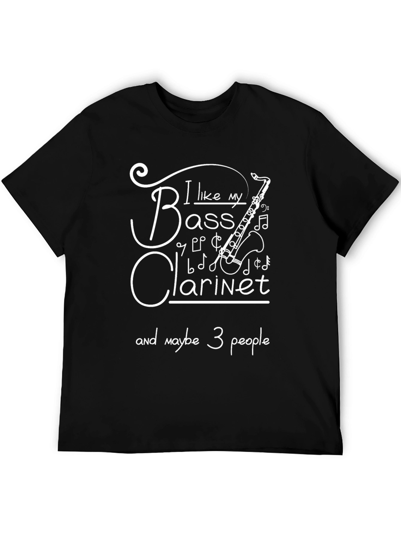Bass Clarinet Graphic T-Shirt - Music Lover Tee