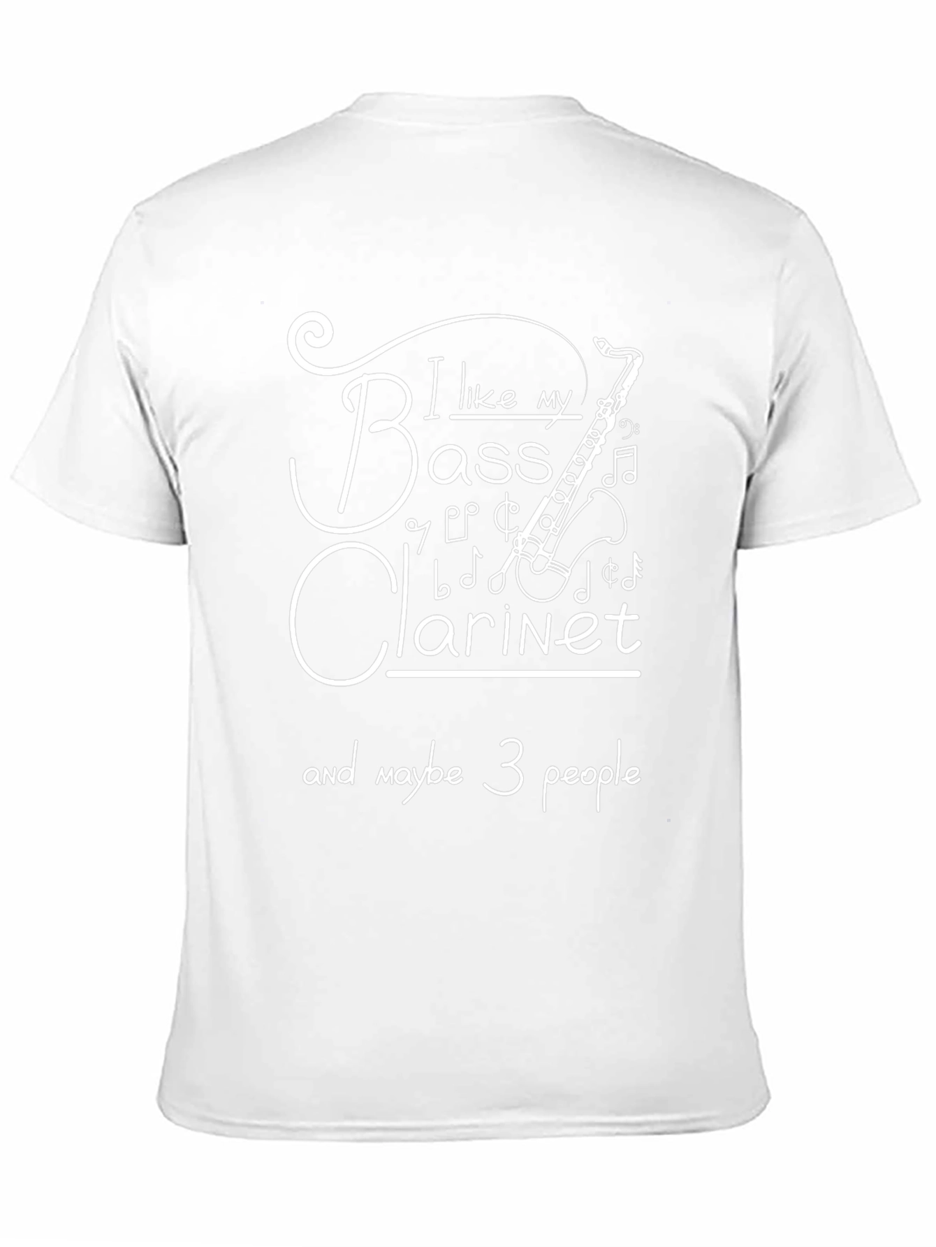 Bass Clarinet Graphic T-Shirt - Music Lover Tee
