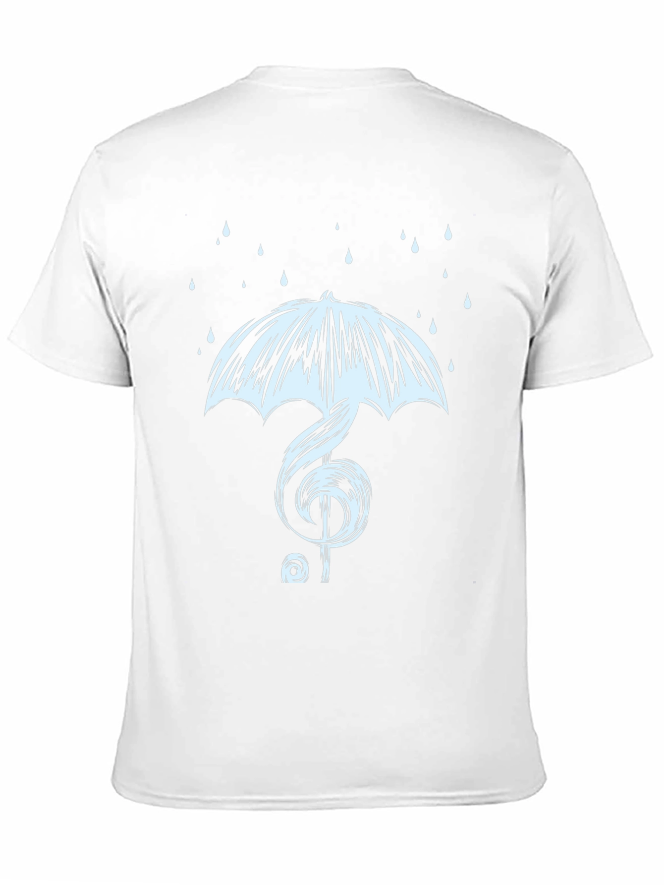 Music Treble Clef Umbrella T-Shirt