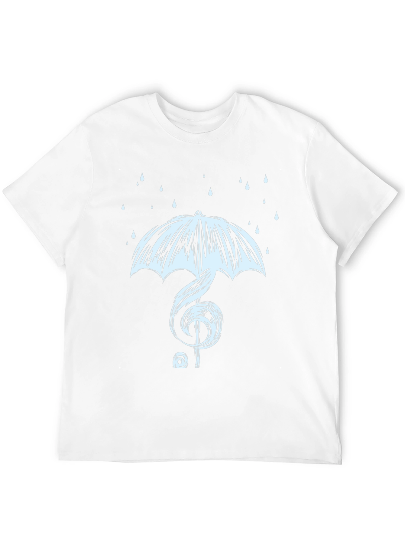 Music Treble Clef Umbrella T-Shirt