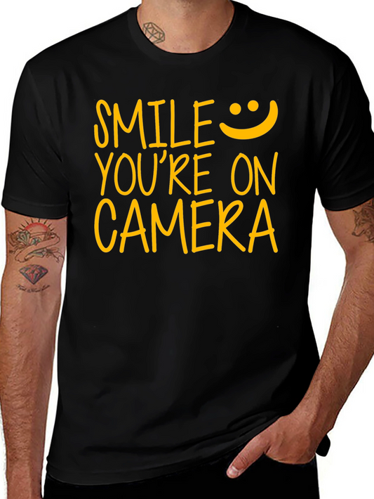 Smile Youre on Camera Graphic T-Shirt