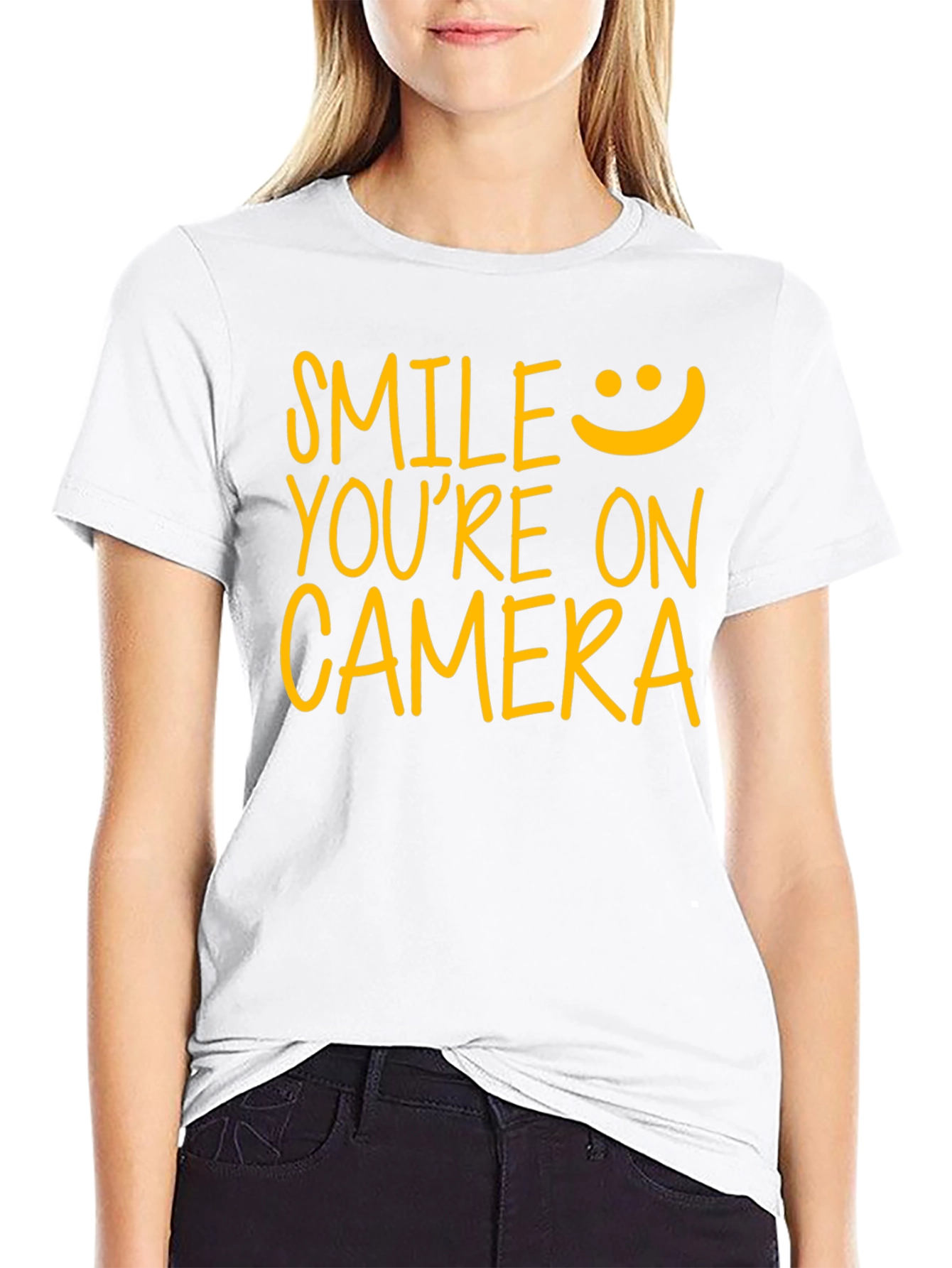 Smile Youre on Camera Graphic T-Shirt