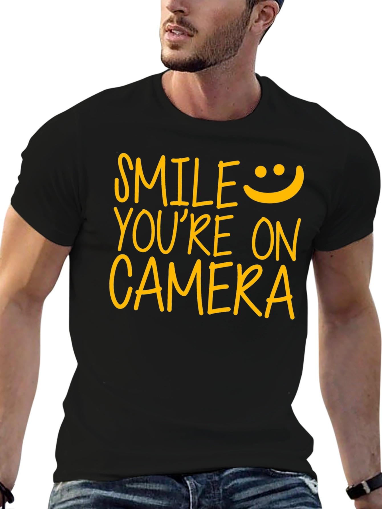 Smile Youre on Camera Graphic T-Shirt