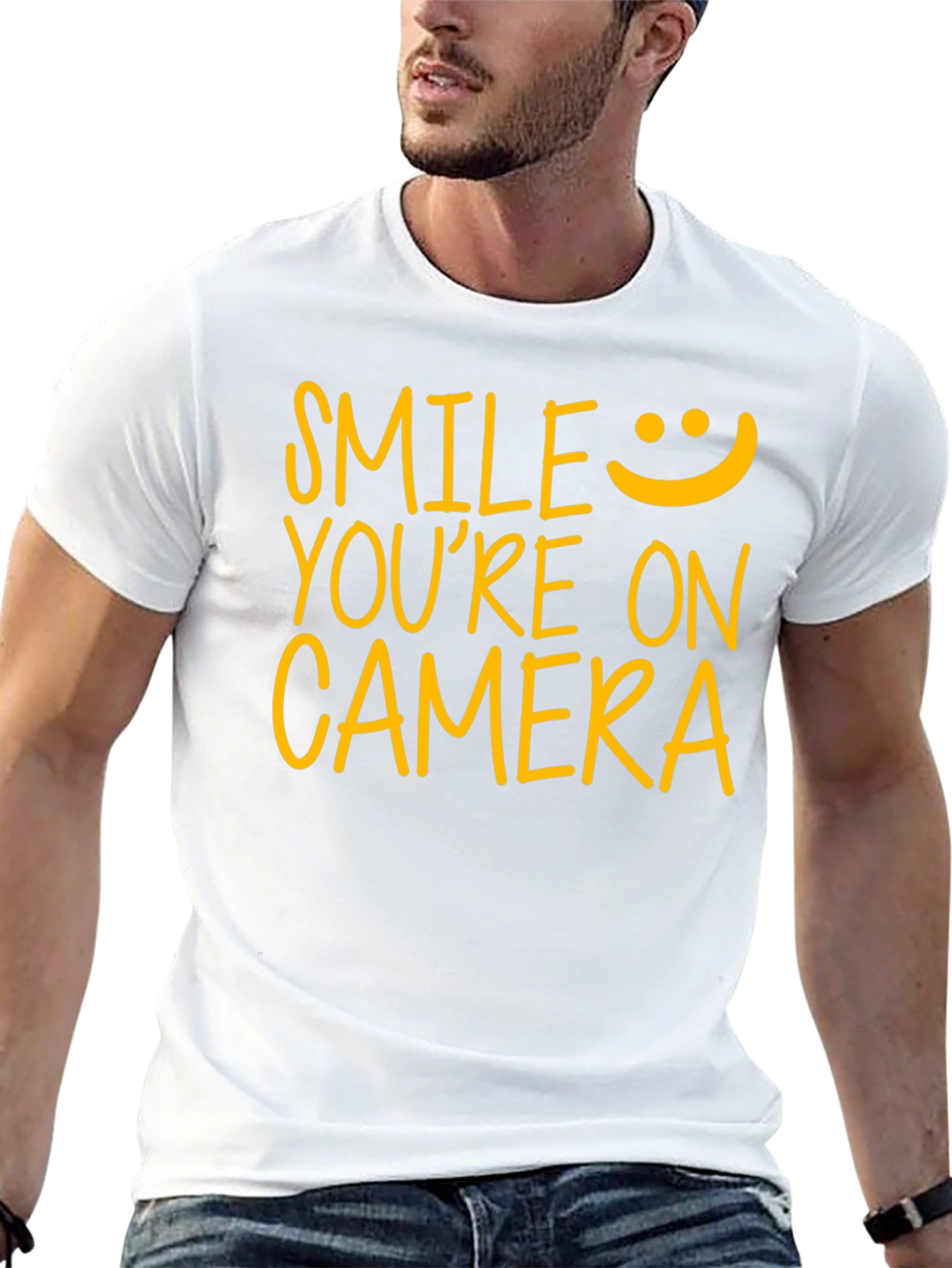Smile Youre on Camera Graphic T-Shirt