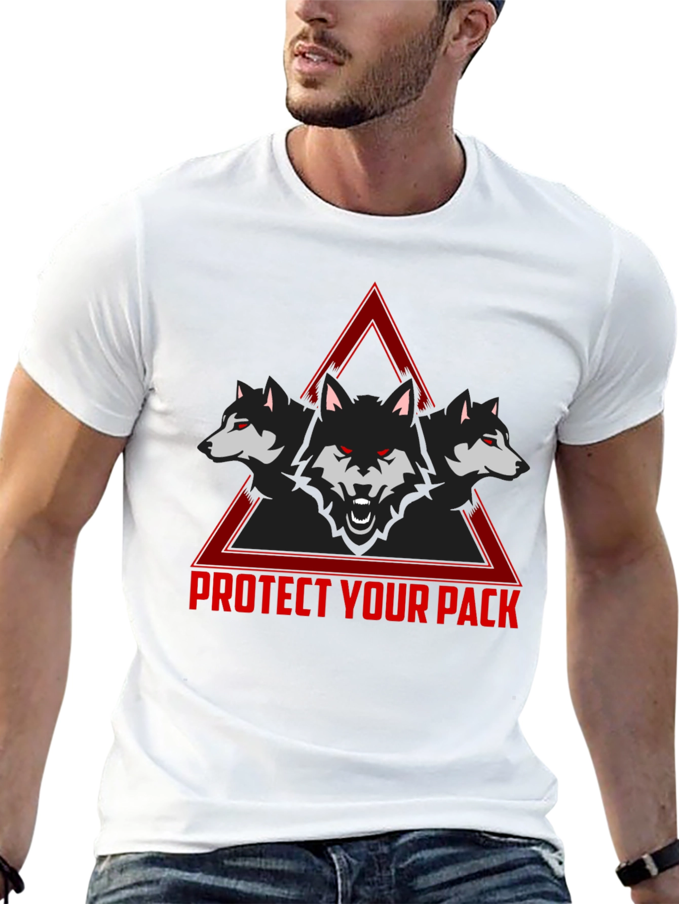 Protect Your Pack Wolf T-Shirt