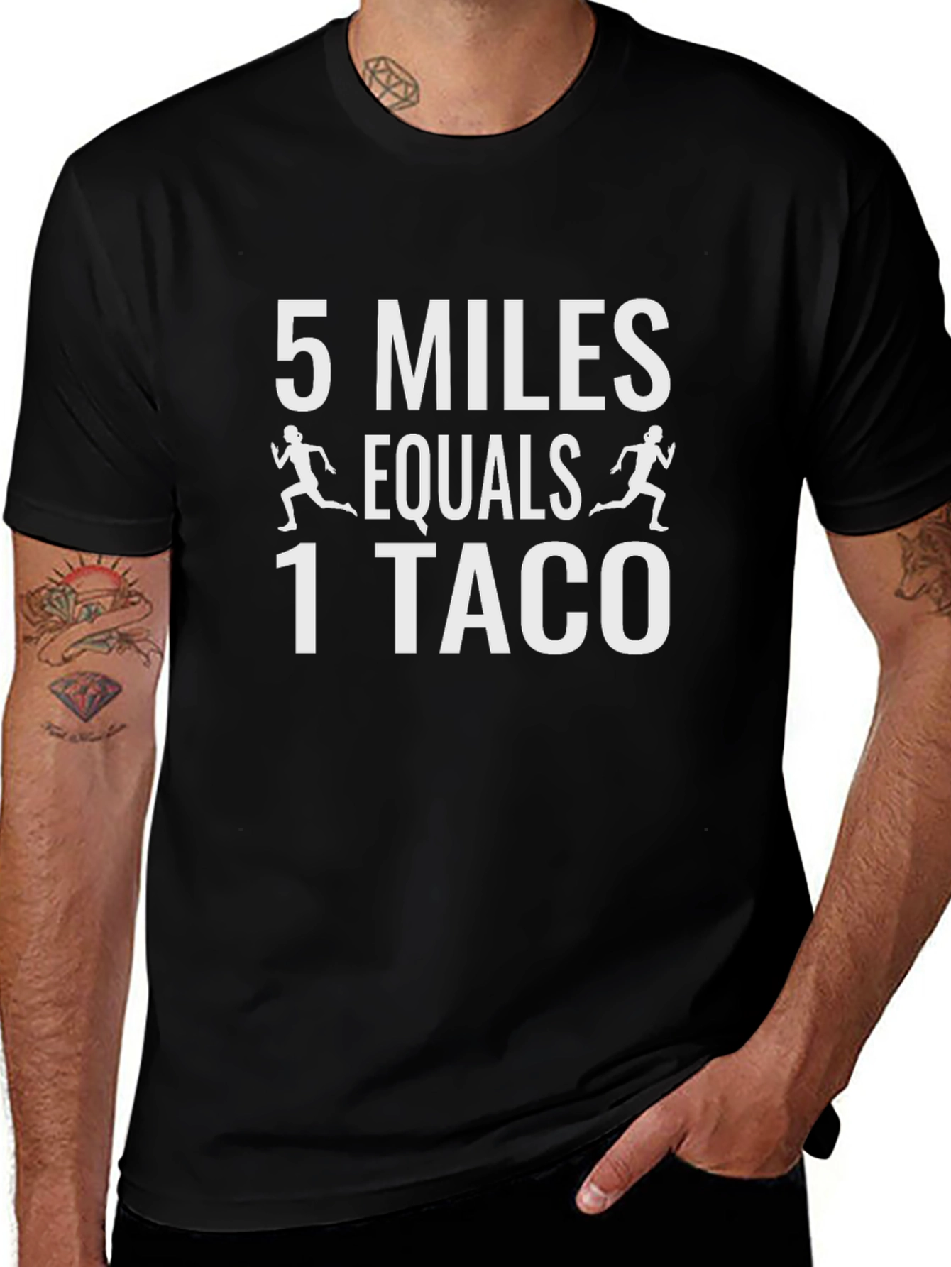 5 Miles = 1 Taco Graphic Tee