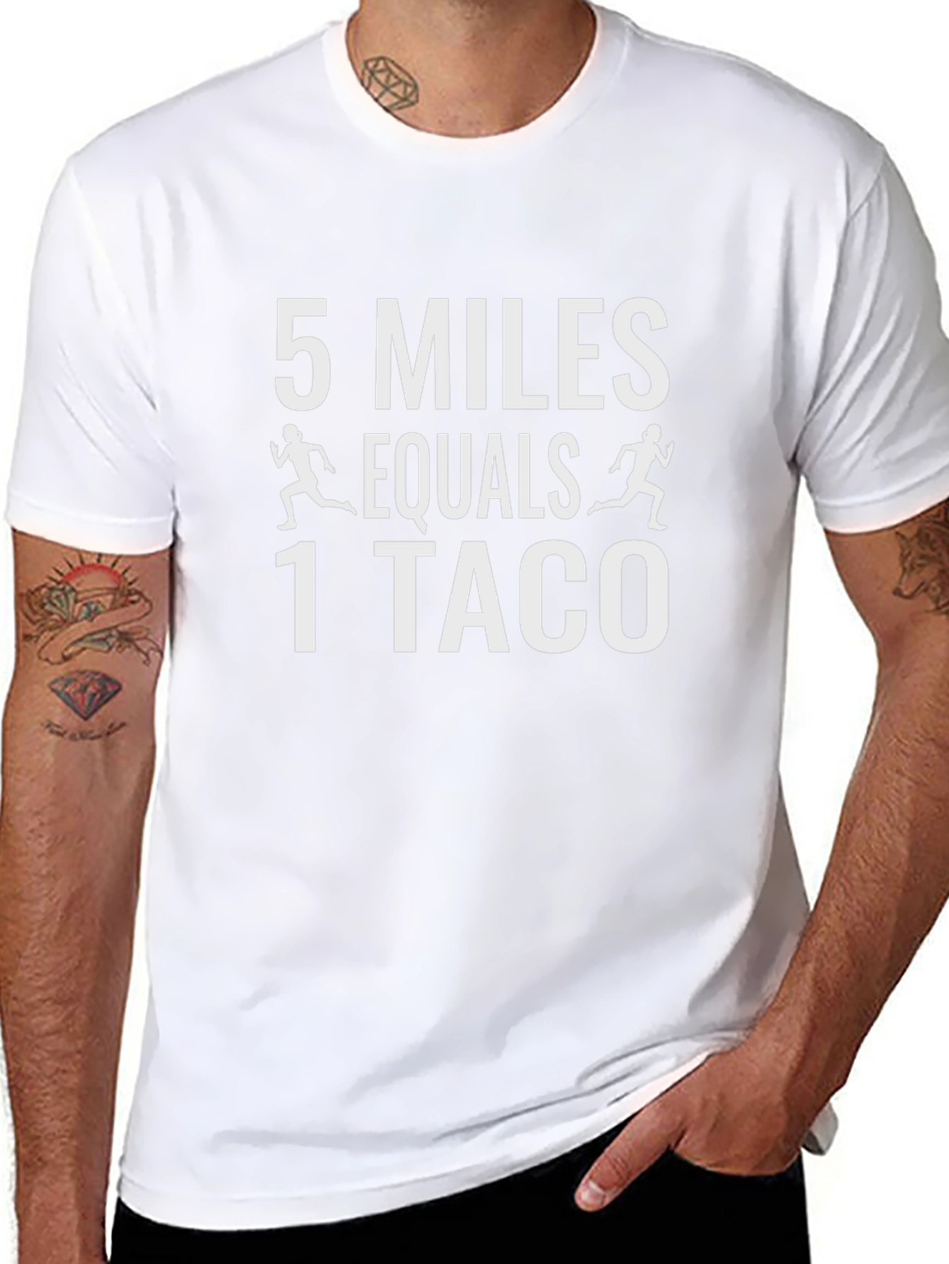 5 Miles = 1 Taco Graphic Tee