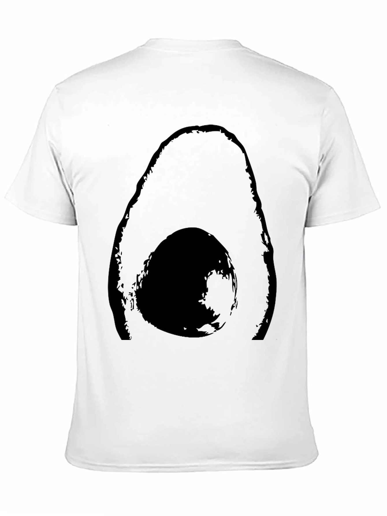 Avocado Graphic Tee - Trendy Black Shirt