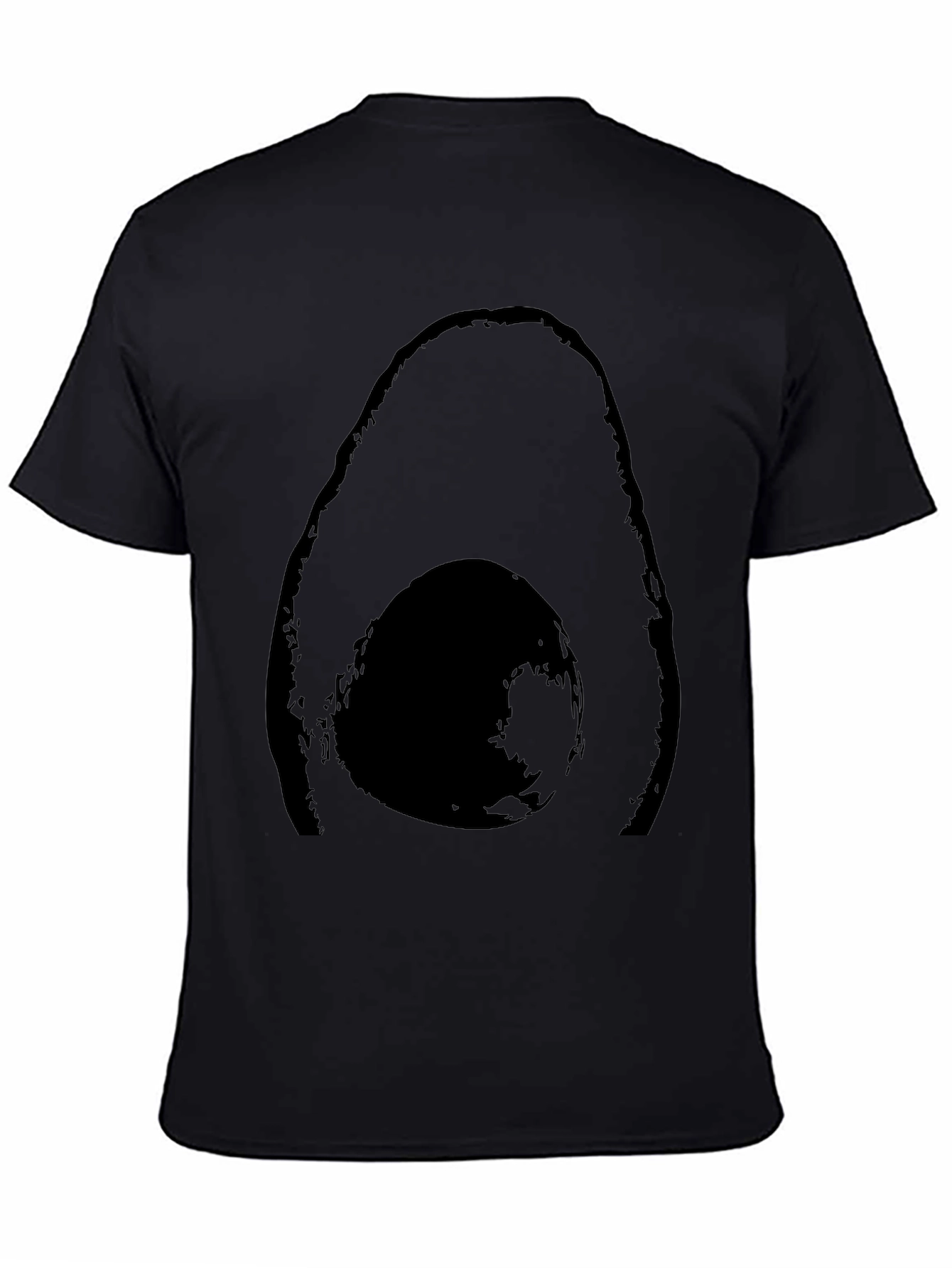Avocado Graphic Tee - Trendy Black Shirt