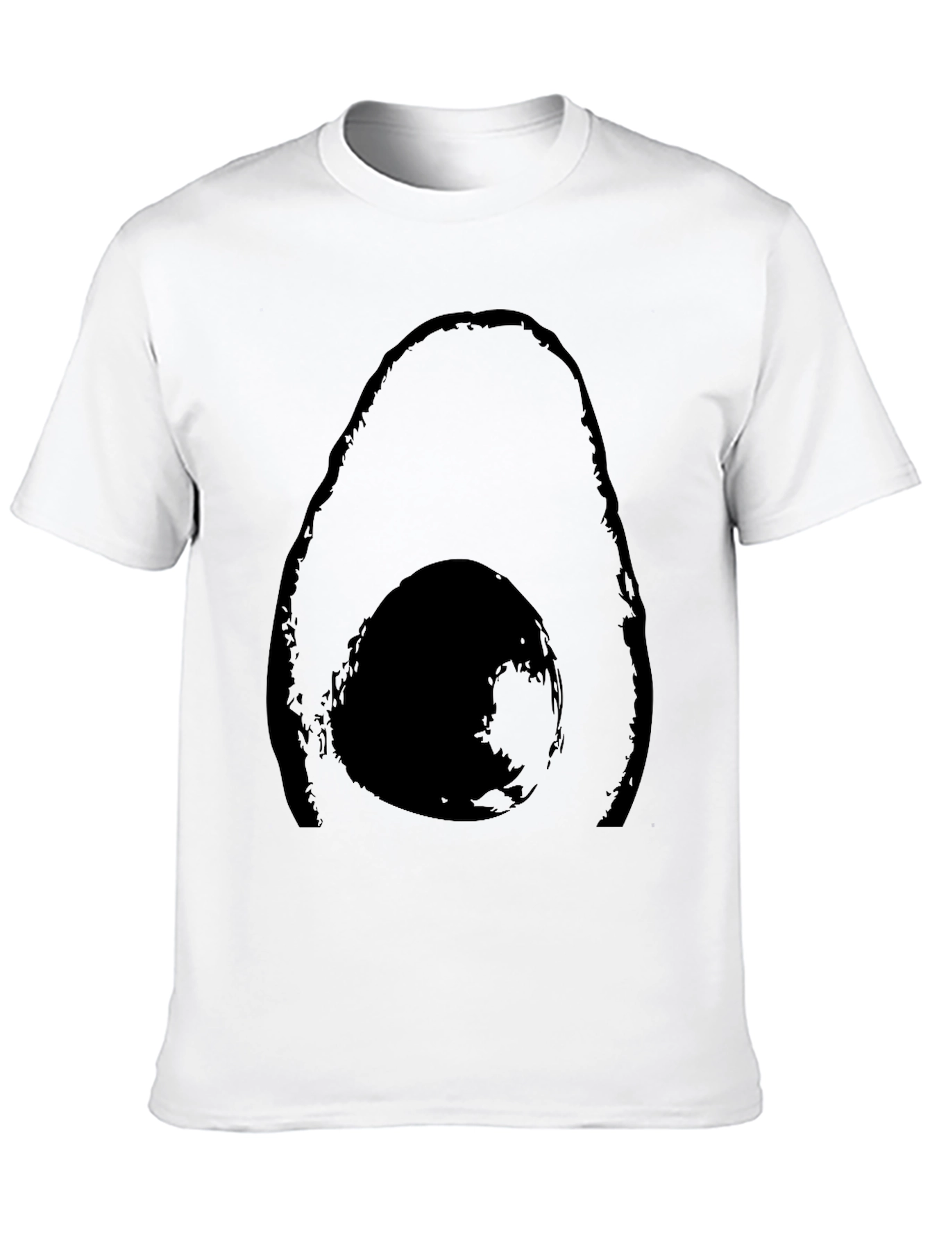 Avocado Graphic Tee - Trendy Black Shirt