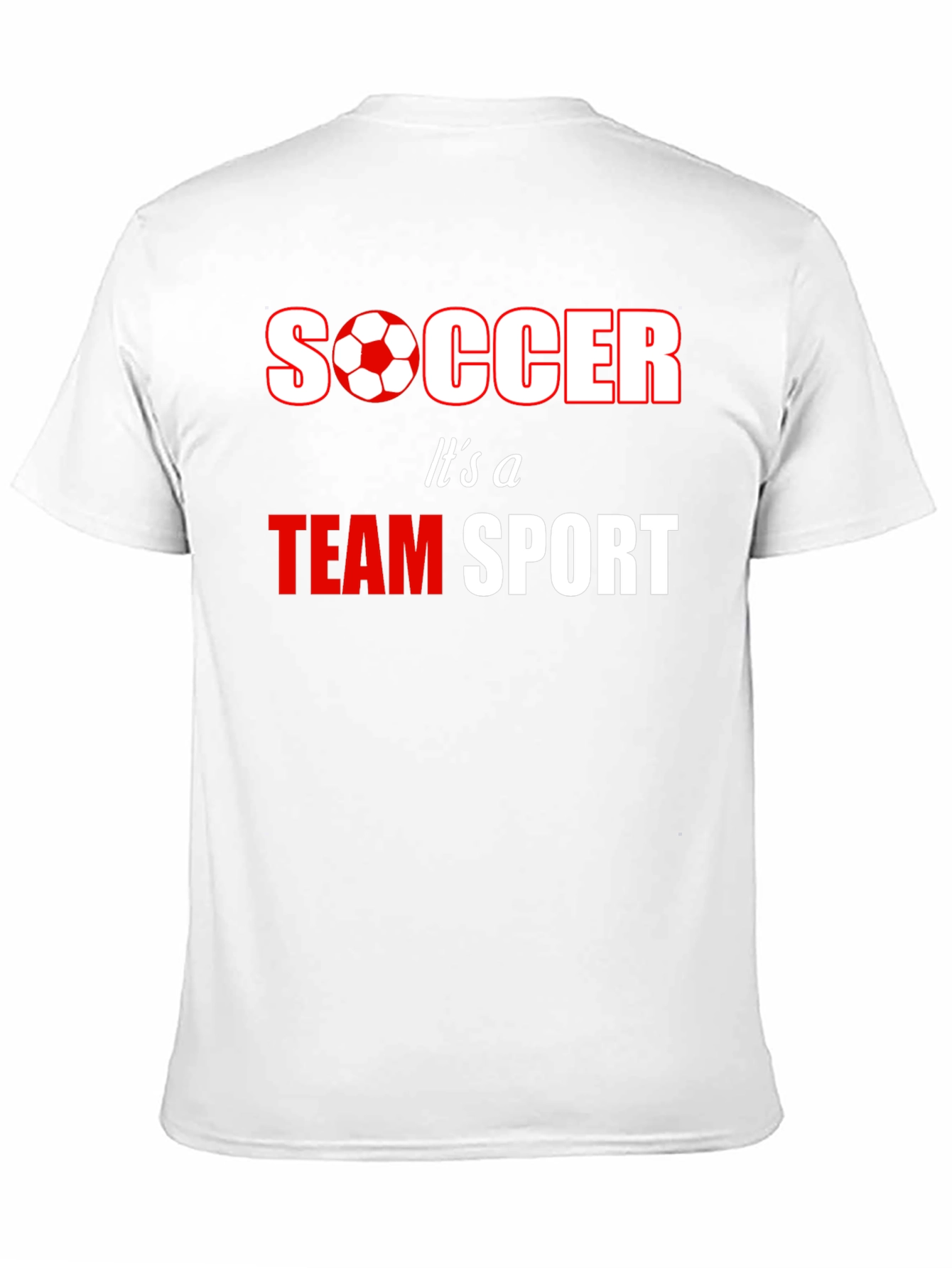 Soccer Team Sport T-Shirt - Black