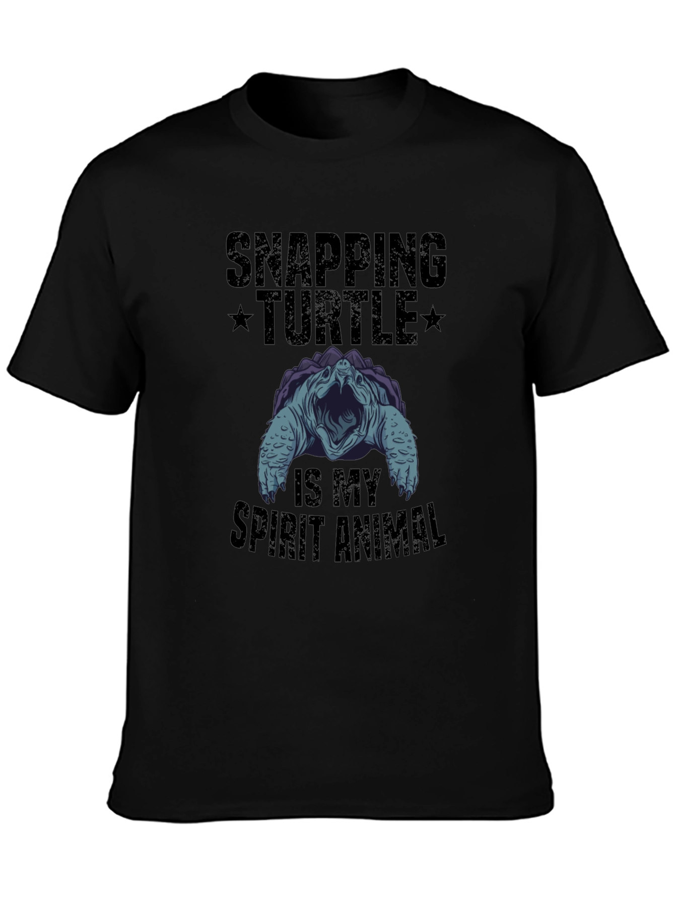 Snapping Turtle Spirit Animal Graphic Tee - Unique Design