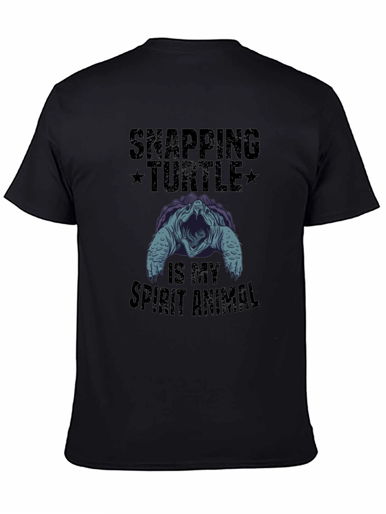 Snapping Turtle Spirit Animal Graphic Tee - Unique Design