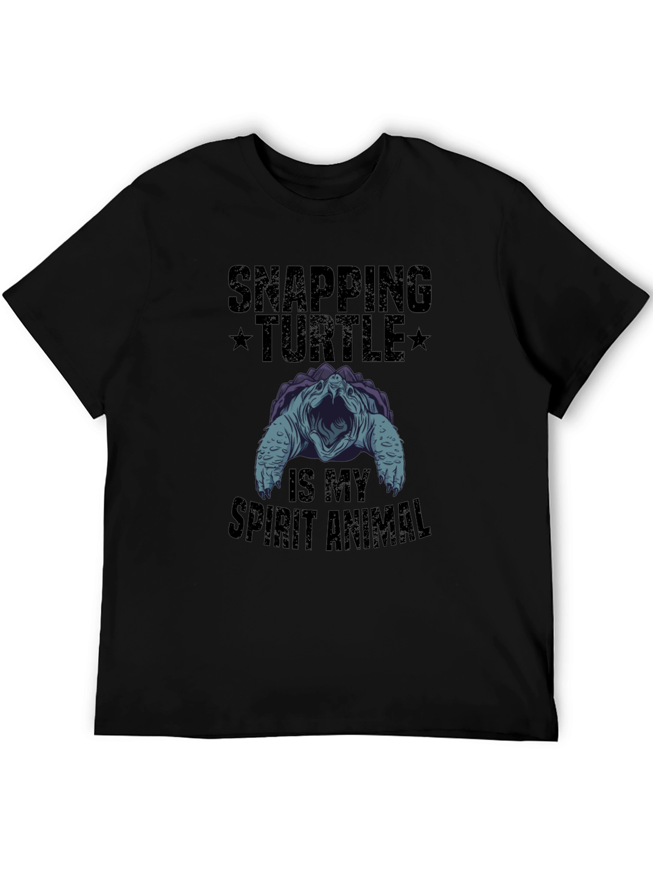 Snapping Turtle Spirit Animal Graphic Tee - Unique Design