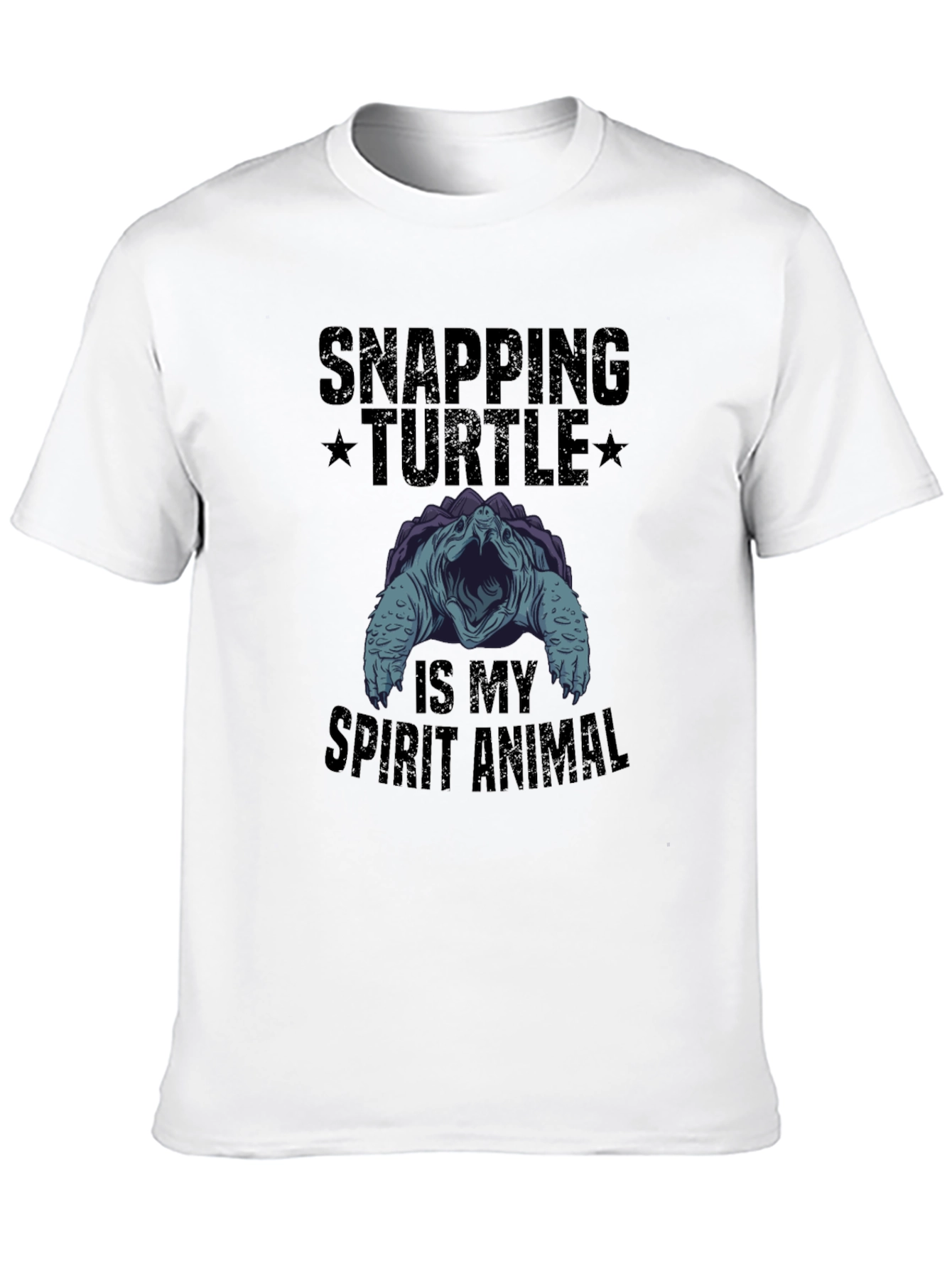 Snapping Turtle Spirit Animal Graphic Tee - Unique Design