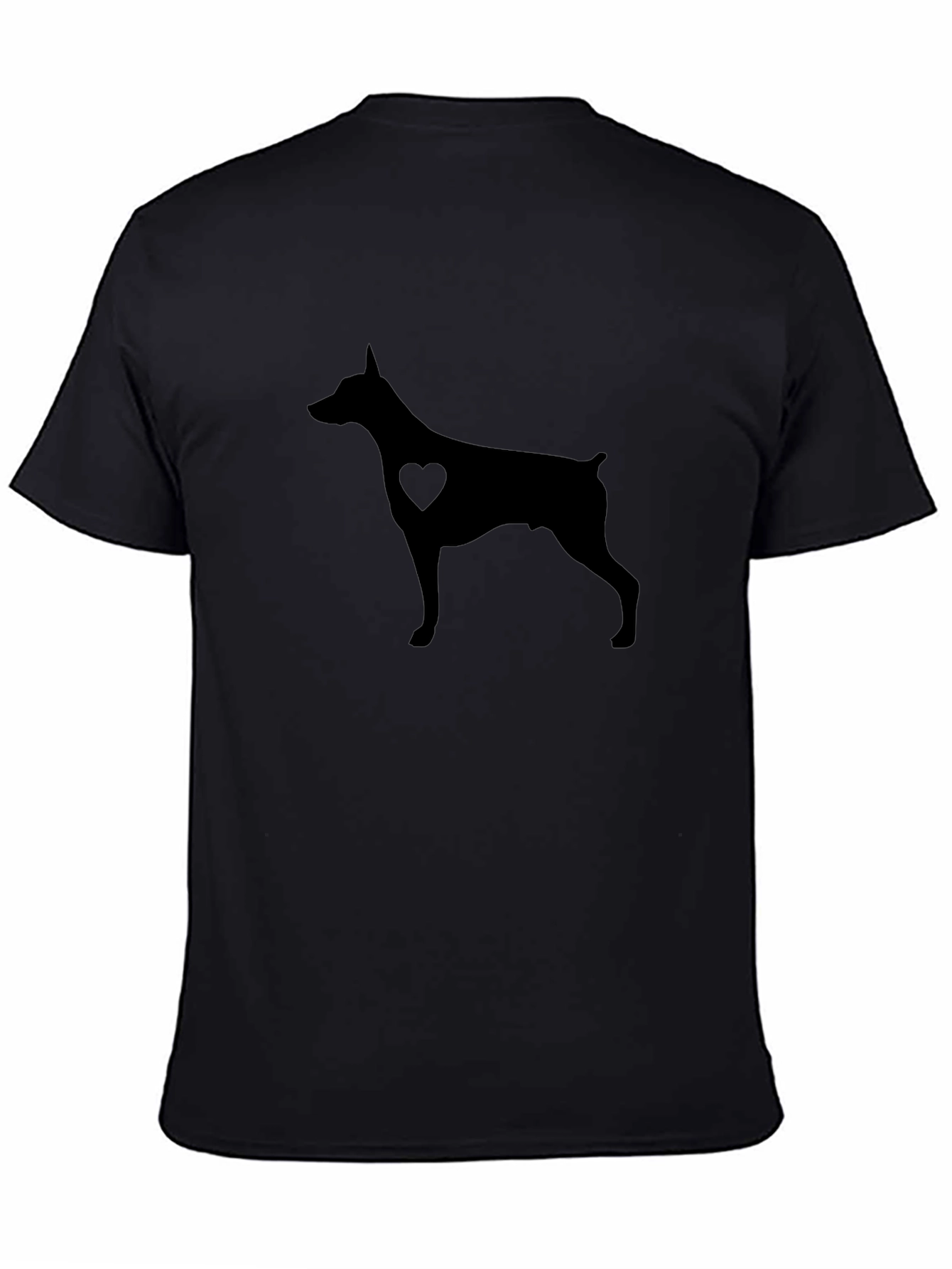Doberman Heart Silhouette T-Shirt