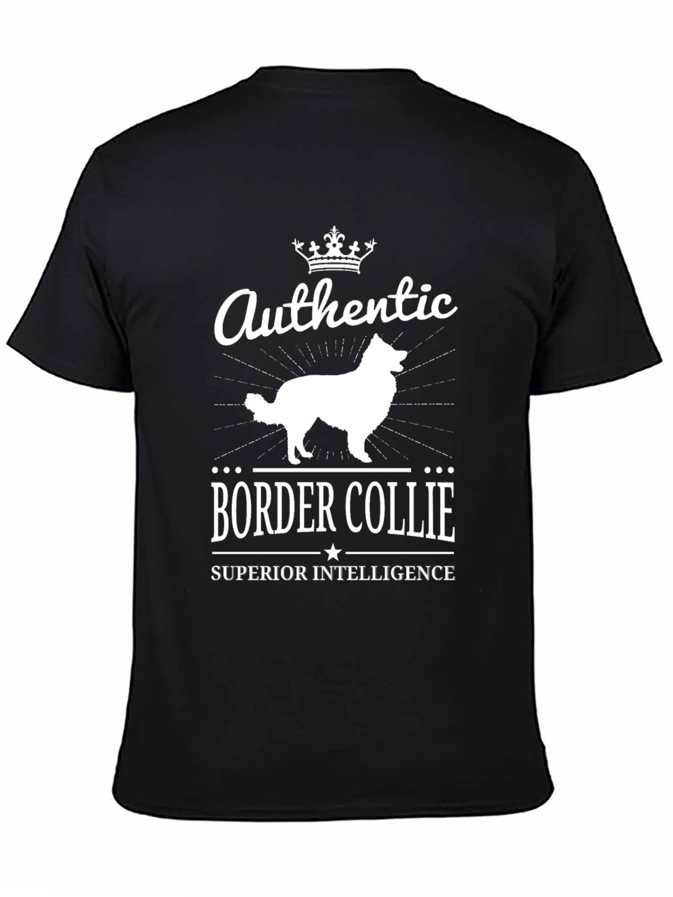 Authentic Border Collie Superior Intelligence Graphic Tee