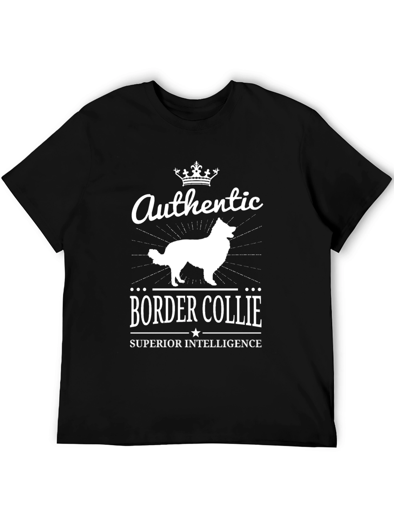 Authentic Border Collie Superior Intelligence Graphic Tee
