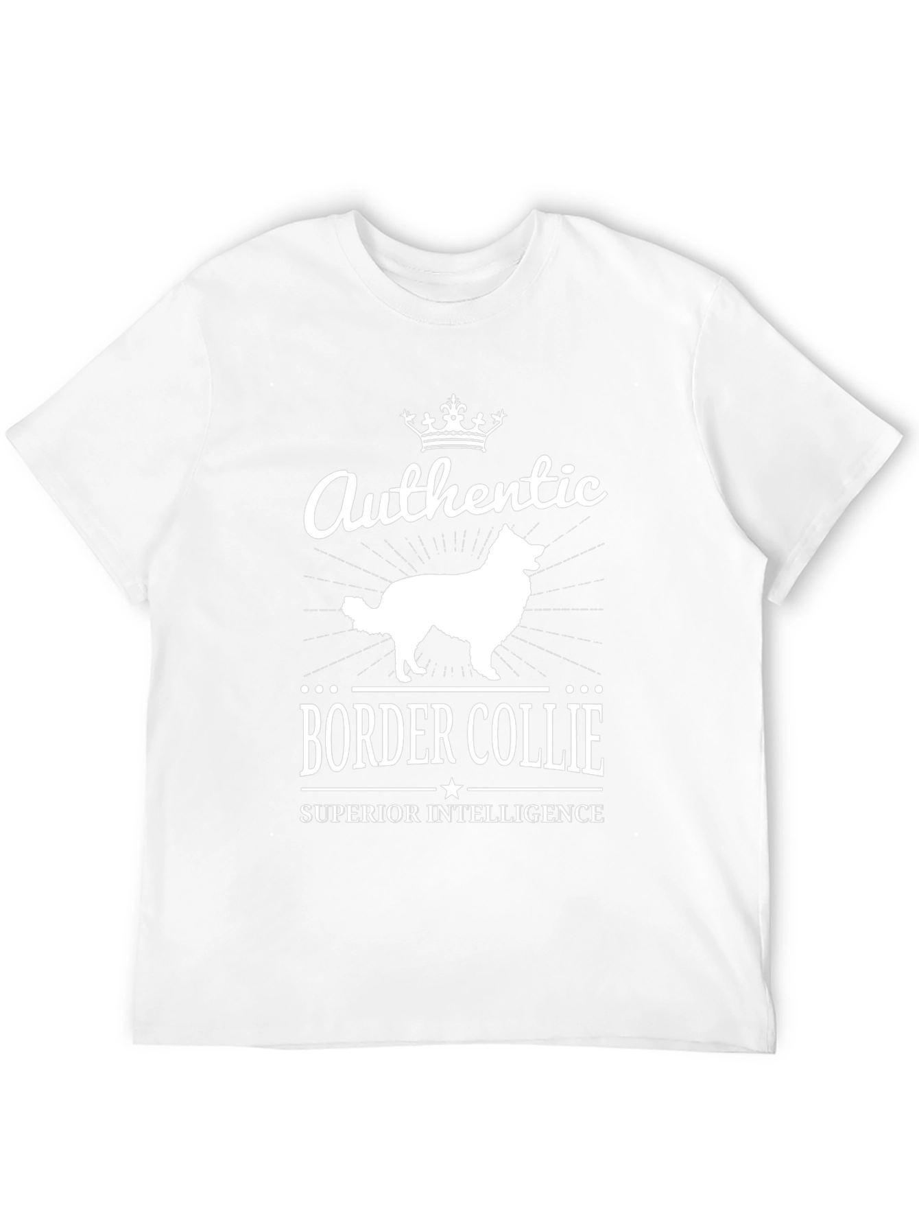 Authentic Border Collie Superior Intelligence Graphic Tee