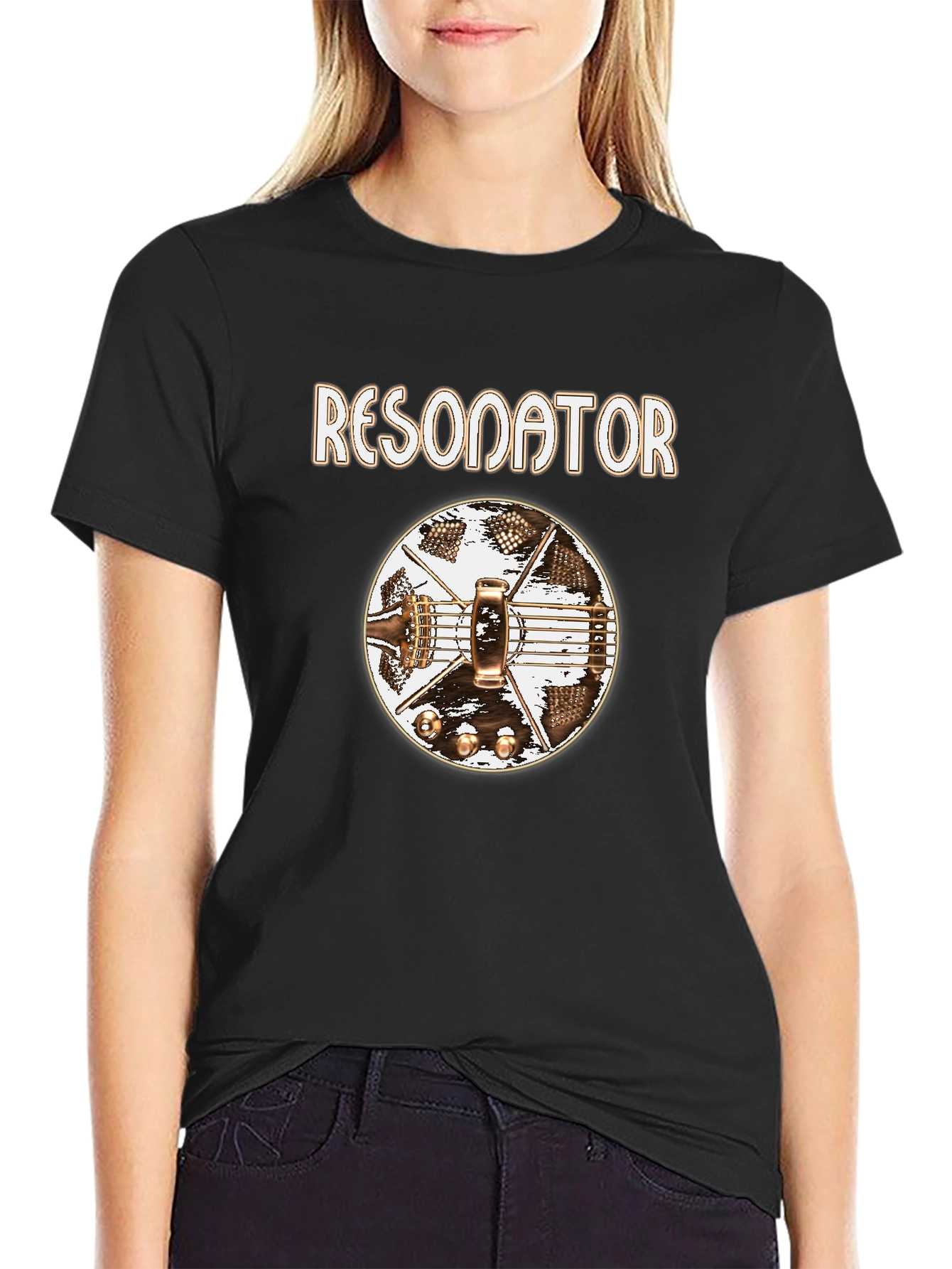 Resonator Guitar T-Shirt - Unique Music Lover Gift