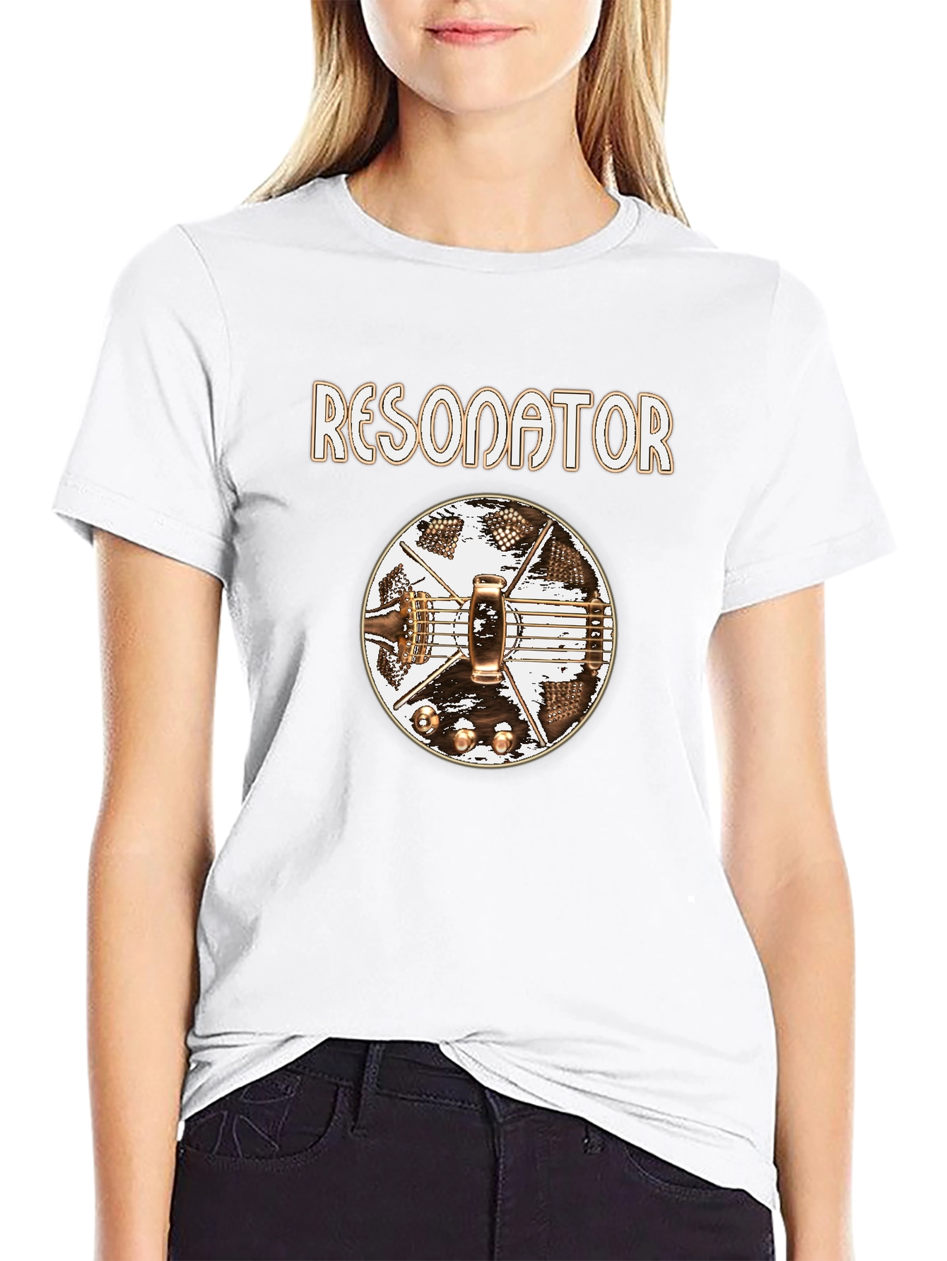 Resonator Guitar T-Shirt - Unique Music Lover Gift