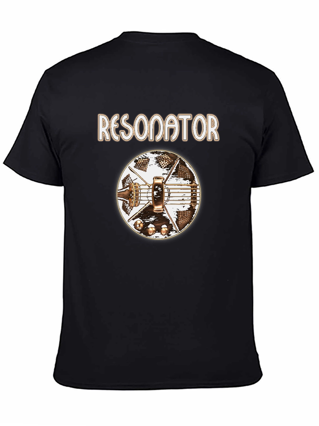 Resonator Guitar T-Shirt - Unique Music Lover Gift