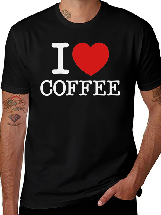 I Love Coffee T-Shirt - Classic Graphic Tee