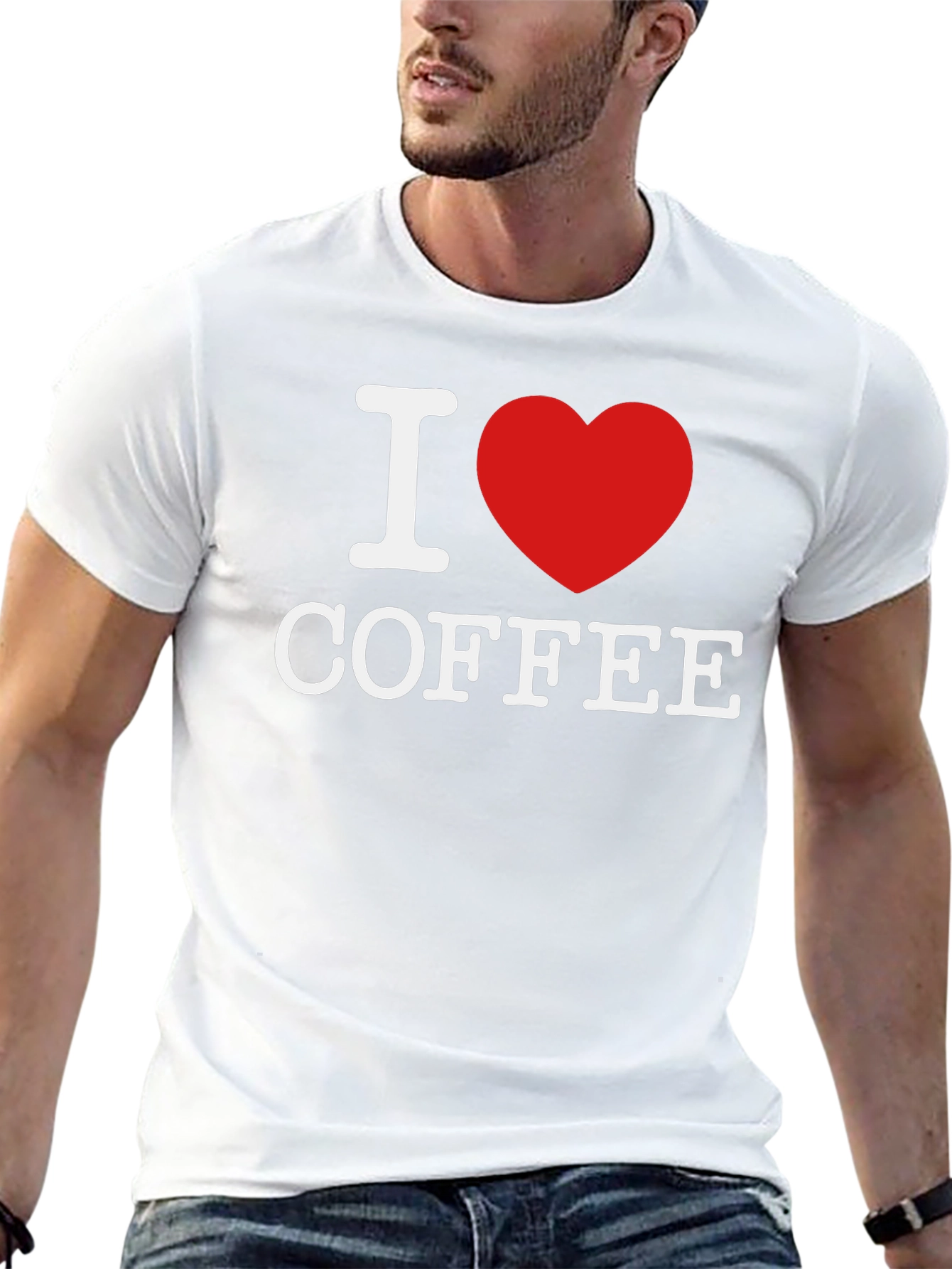 I Love Coffee T-Shirt - Classic Graphic Tee