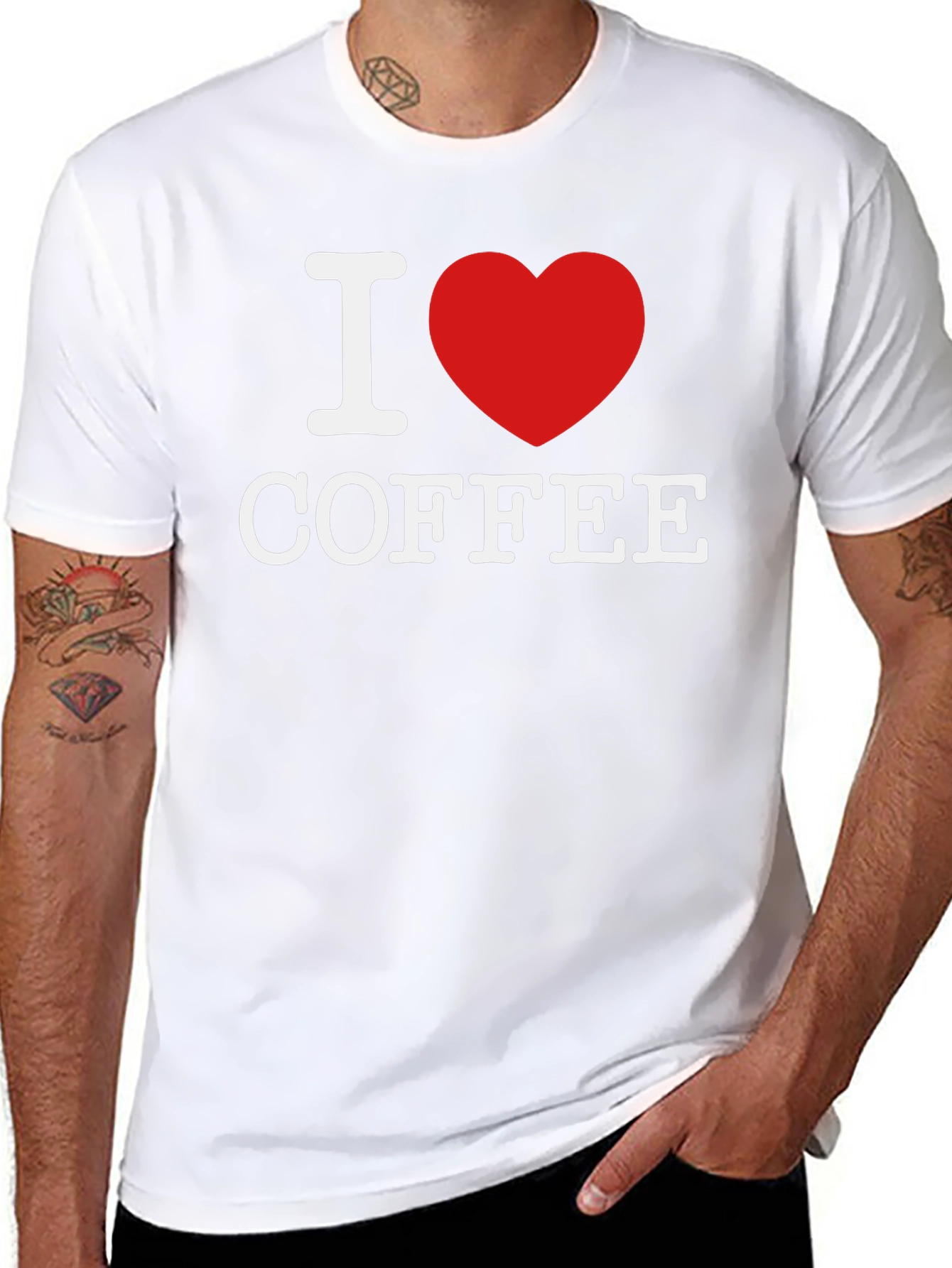 I Love Coffee T-Shirt - Classic Graphic Tee