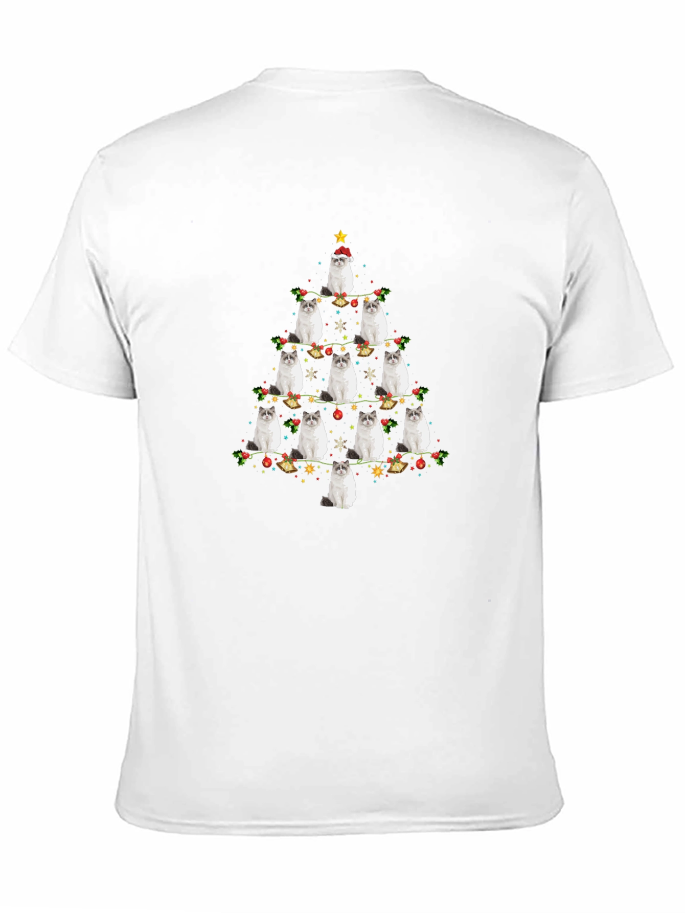 Cat Christmas Tree T-Shirt