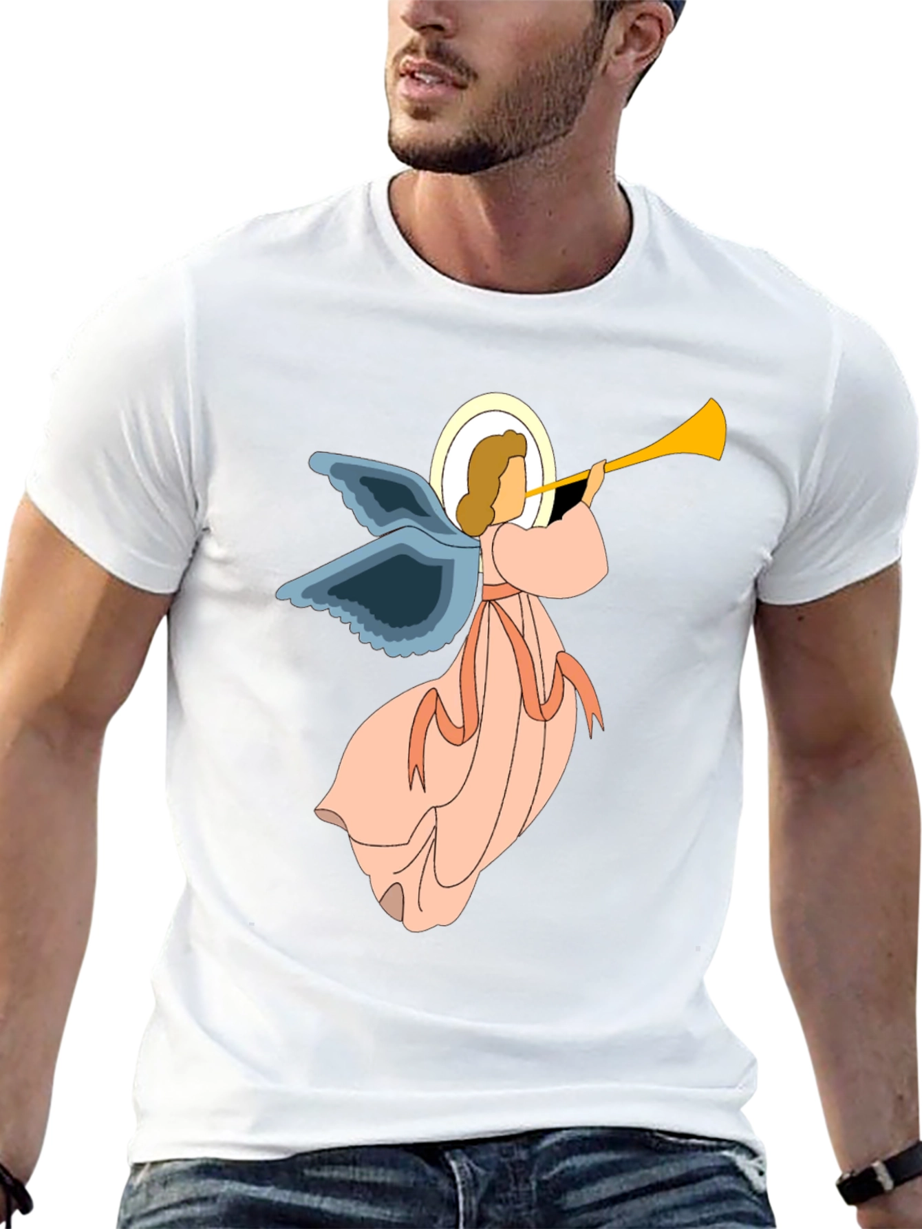Angel Trumpet Graphic T-Shirt