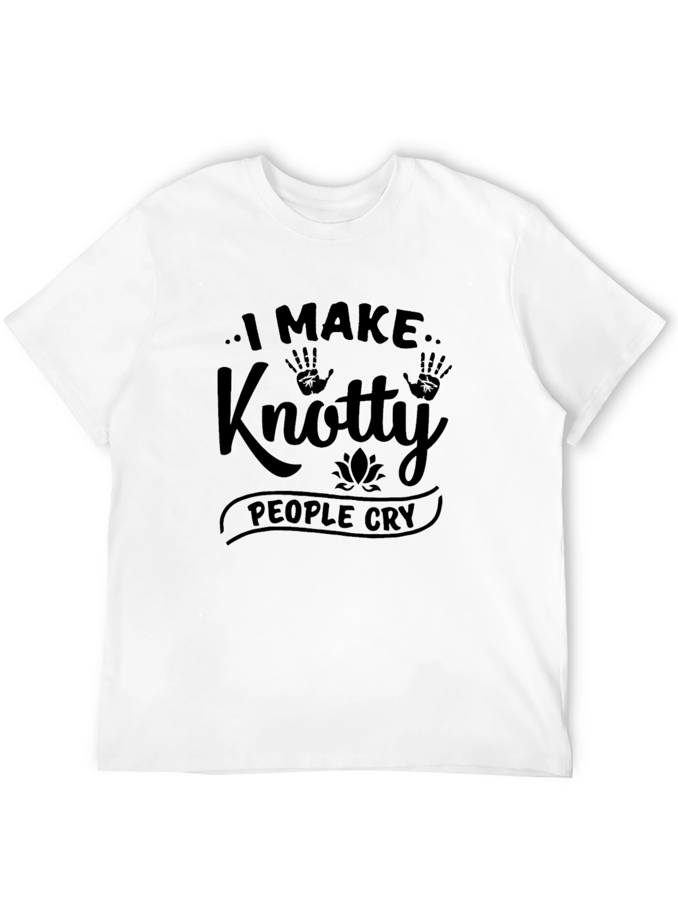 Knotty People Cry Graphic T-Shirt