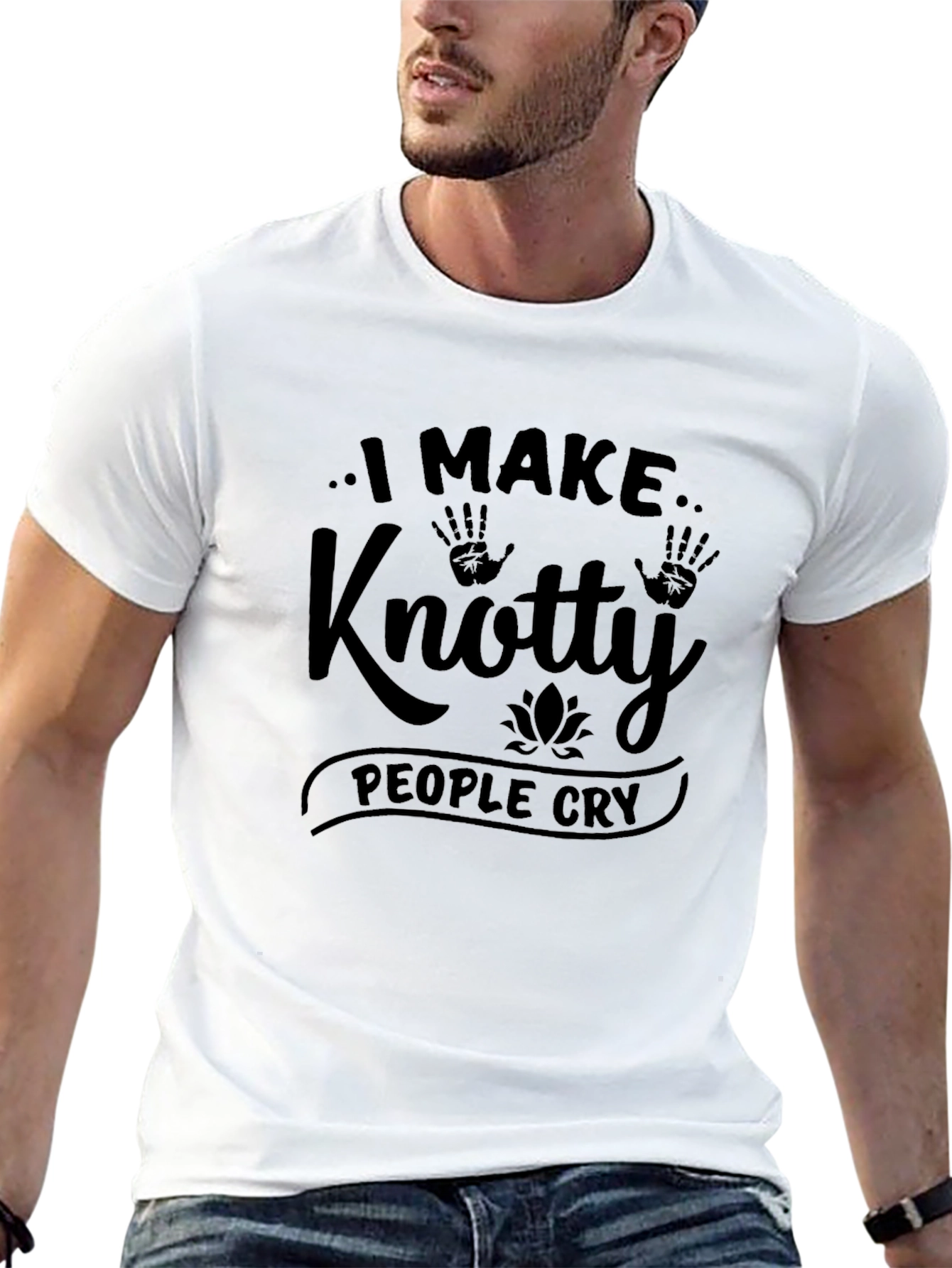 Knotty People Cry Graphic T-Shirt