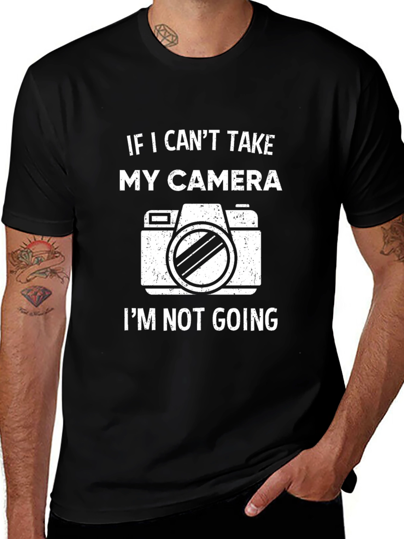 Camera Lovers Tee: If I Cant Take My Camera
