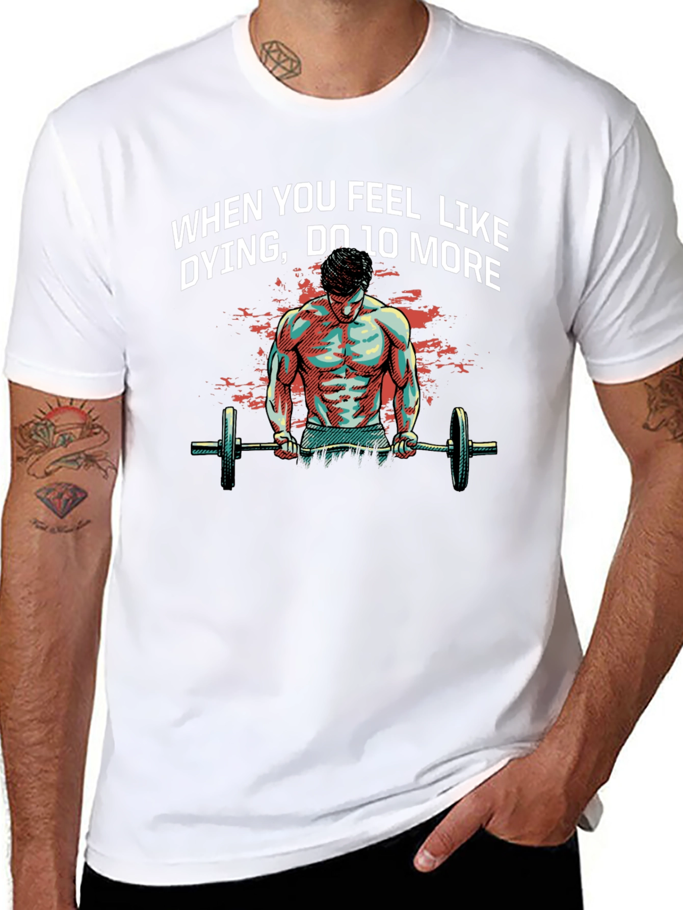 Workout Motivation T-Shirt: When You Feel Like Dying