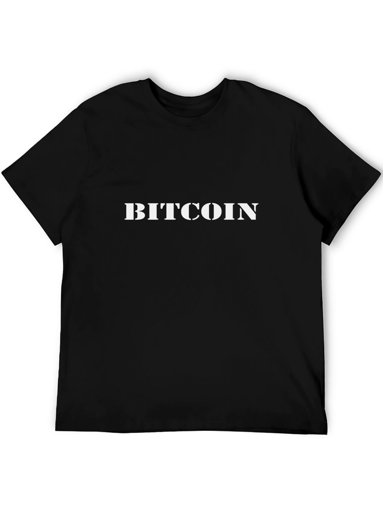 Bitcoin Black T-Shirt - Crypto Currency Tee